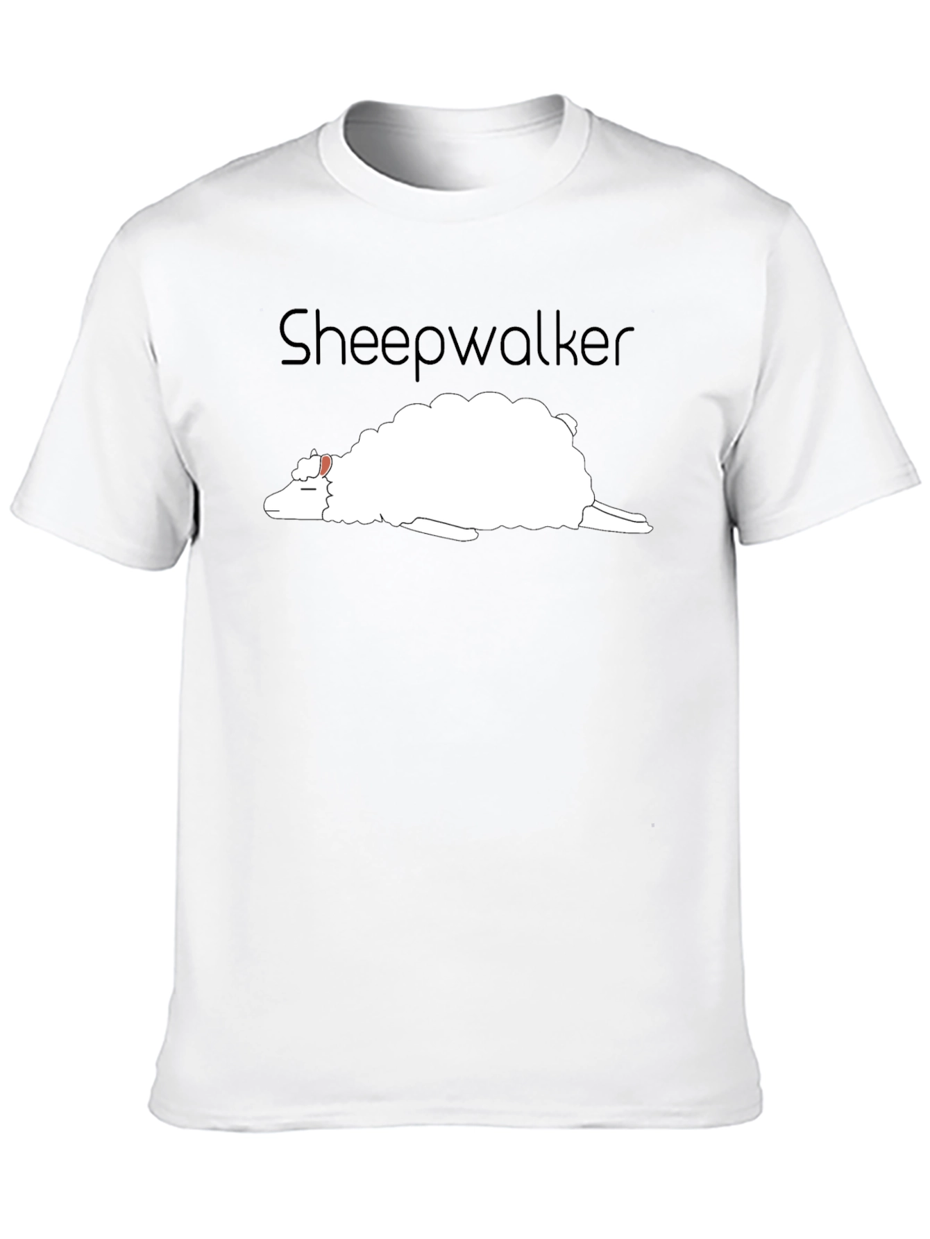 Sheepwalker Black T-Shirt - Funny Graphic Tee