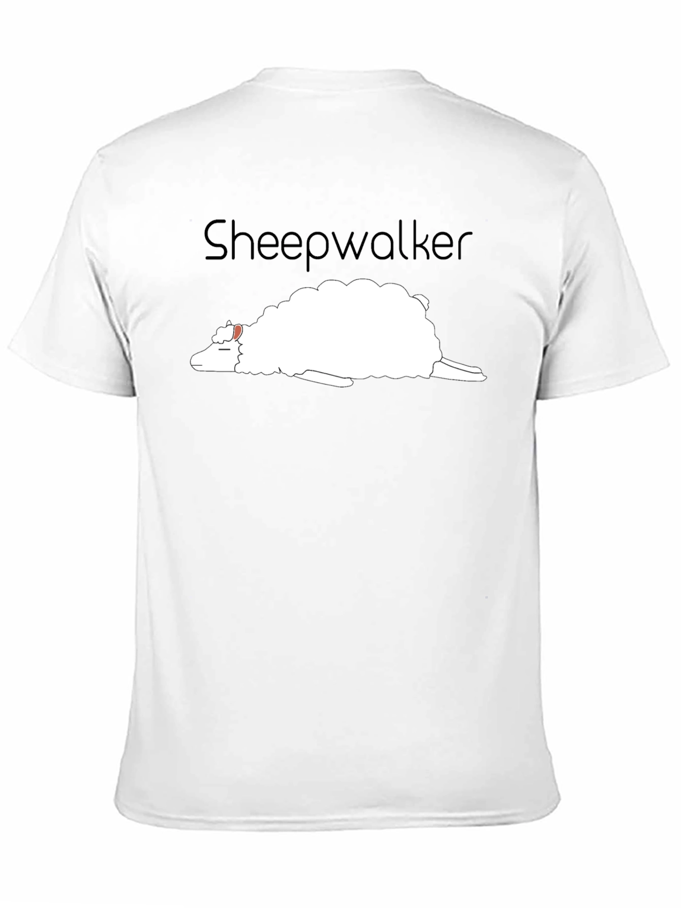 Sheepwalker Black T-Shirt - Funny Graphic Tee