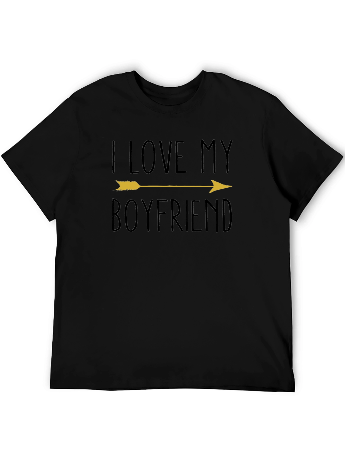I Love My Boyfriend Arrow Graphic T-Shirt