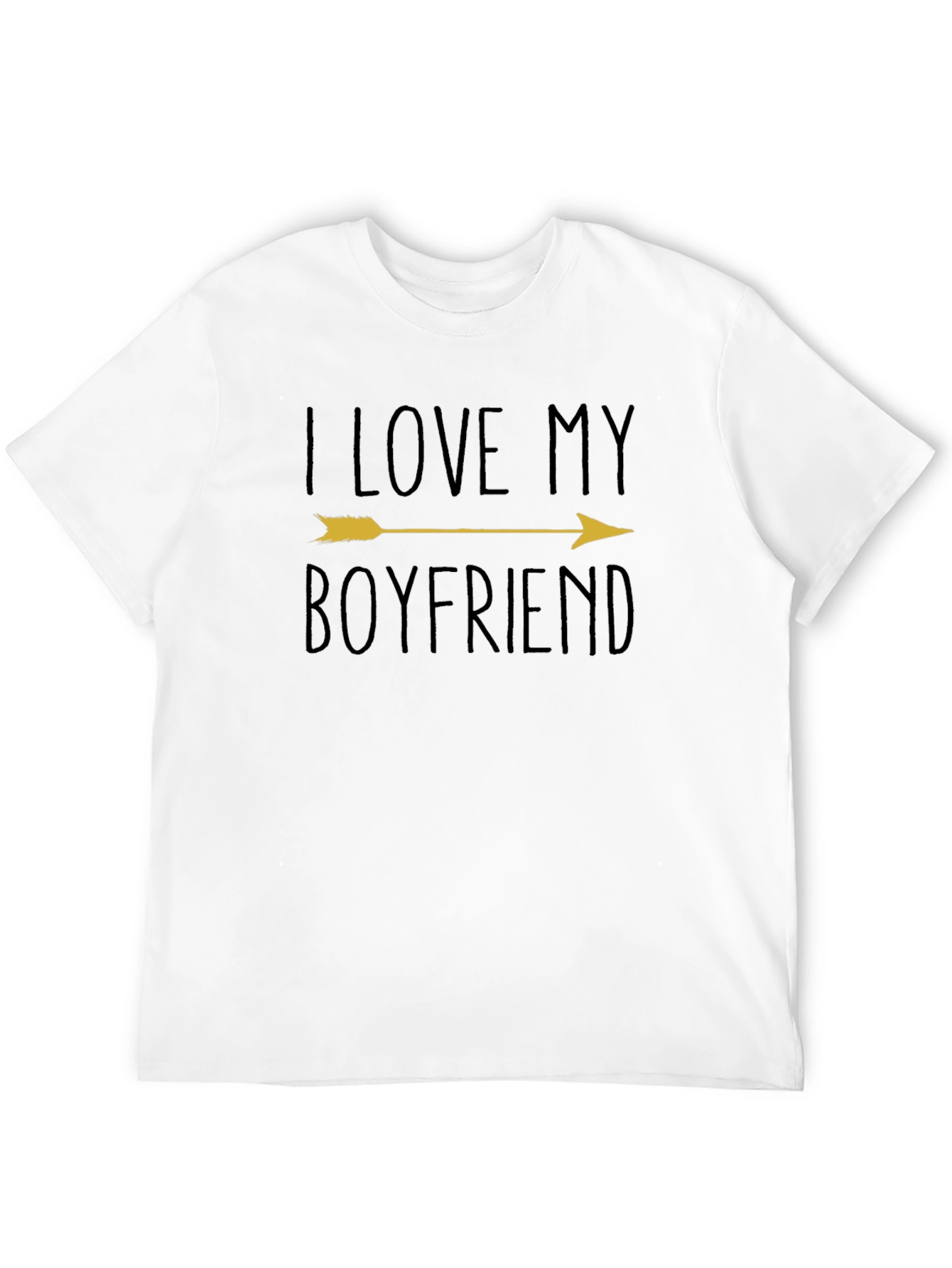 I Love My Boyfriend Arrow Graphic T-Shirt