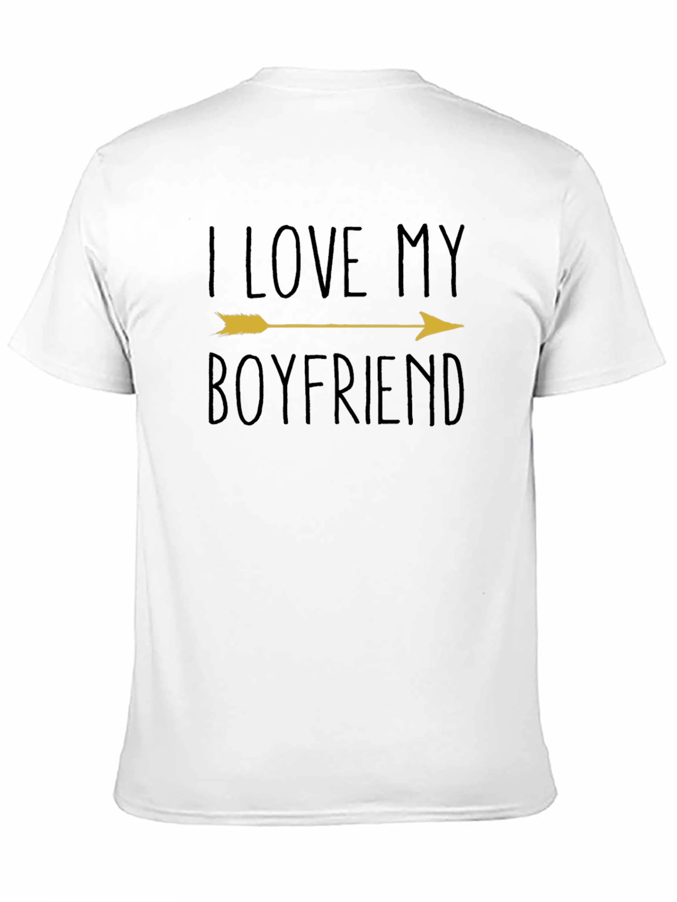 I Love My Boyfriend Arrow Graphic T-Shirt
