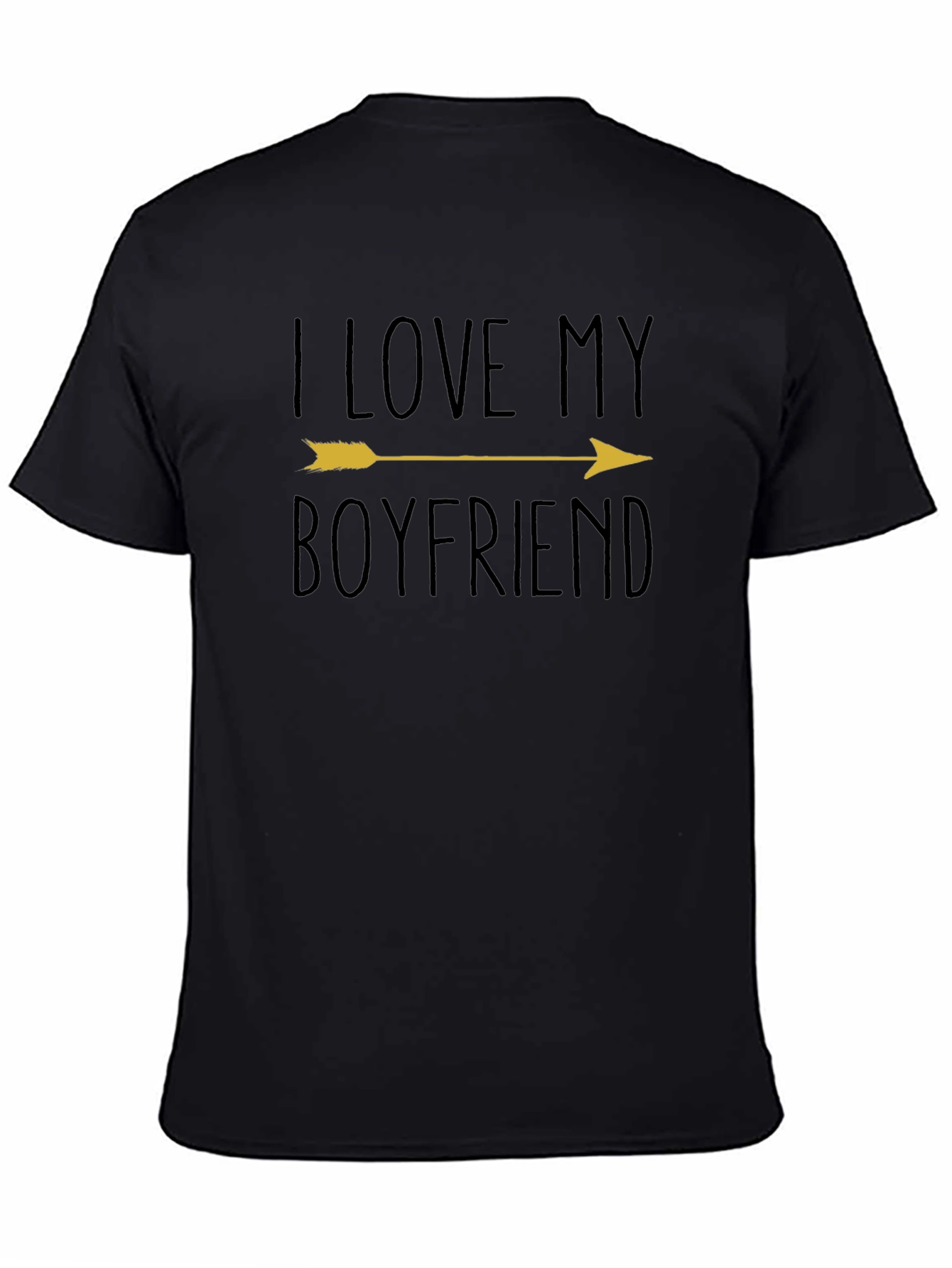 I Love My Boyfriend Arrow Graphic T-Shirt