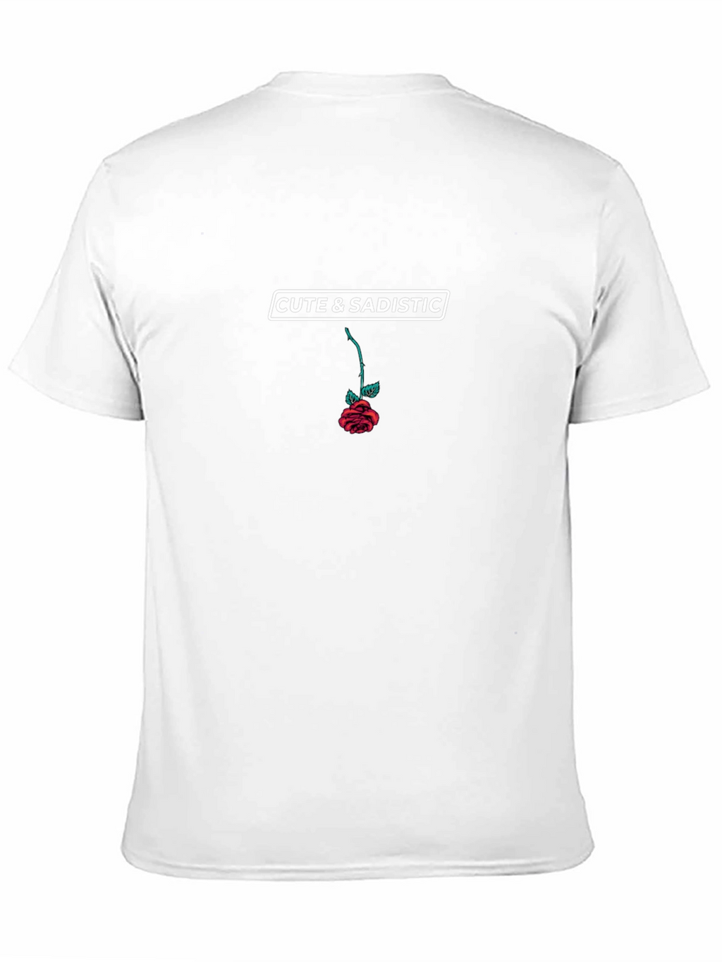 Cute & Sadistic Rose Graphic T-Shirt