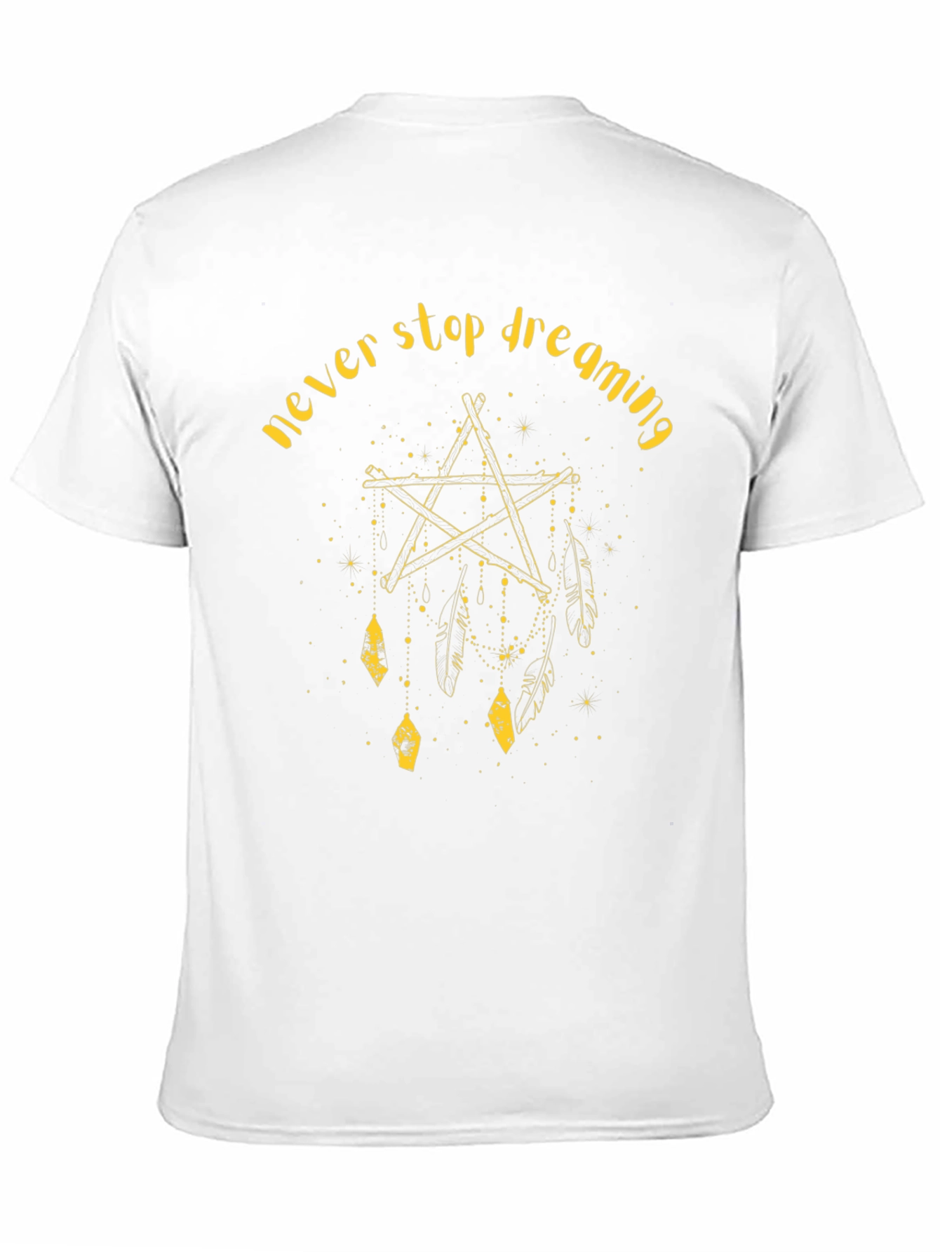 Never Stop Dreaming Graphic Tee - Black