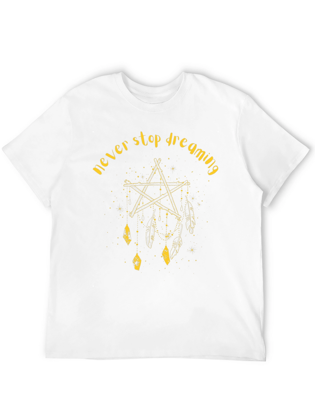 Never Stop Dreaming Graphic Tee - Black