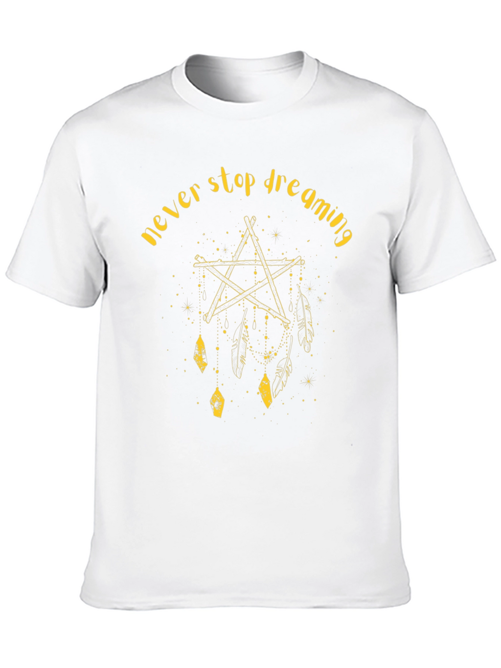 Never Stop Dreaming Graphic Tee - Black