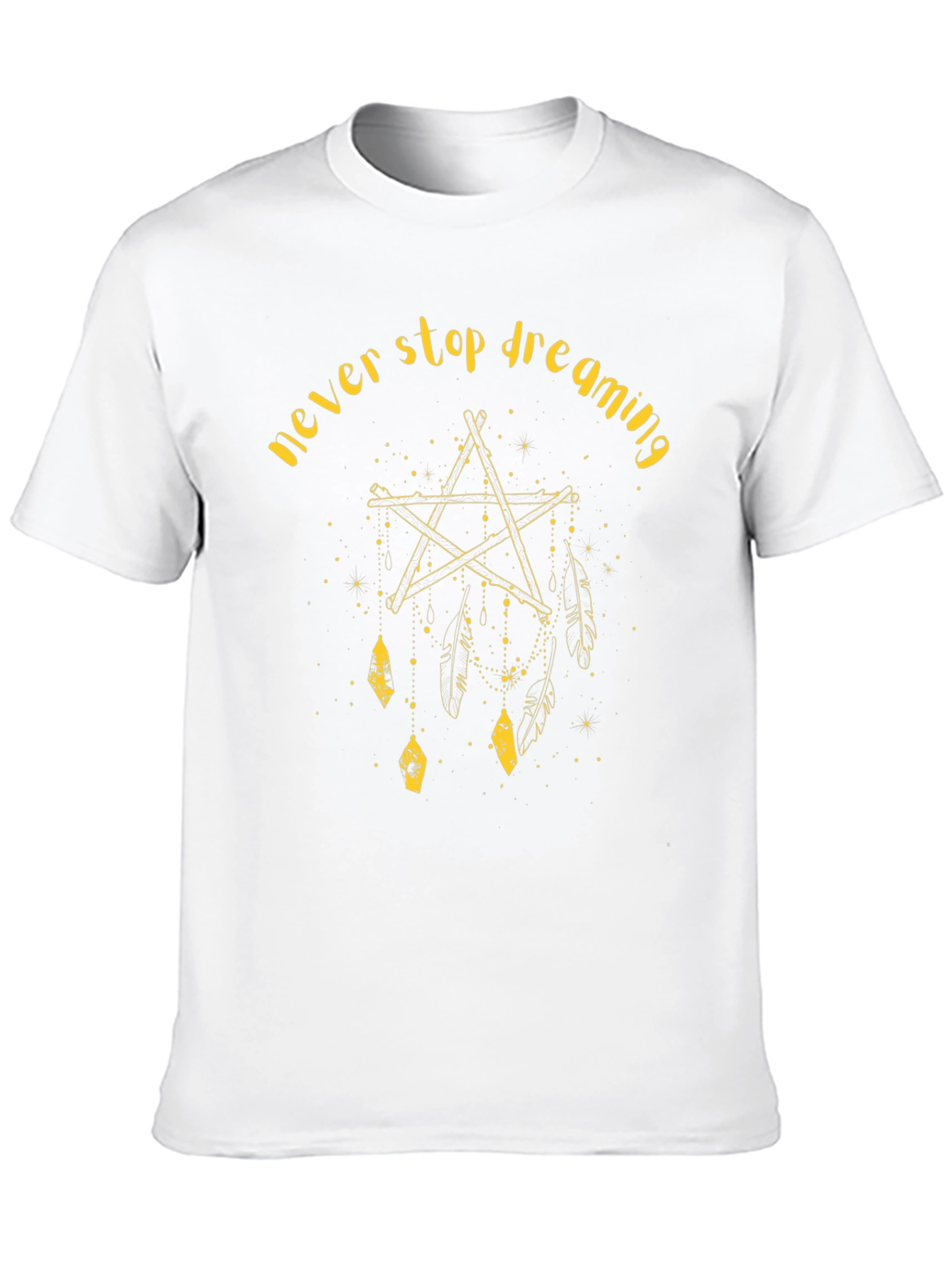 Never Stop Dreaming Graphic Tee - Black