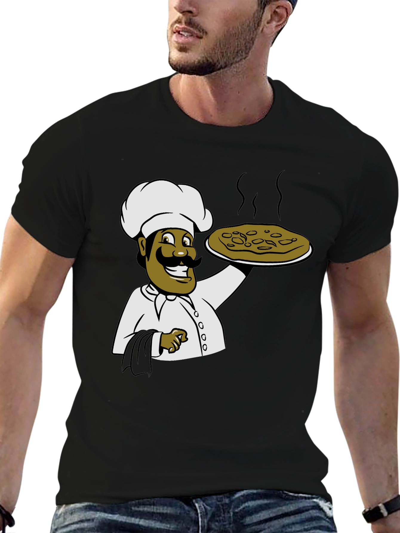 Chef Graphic T-Shirt - Unisex Black Tee