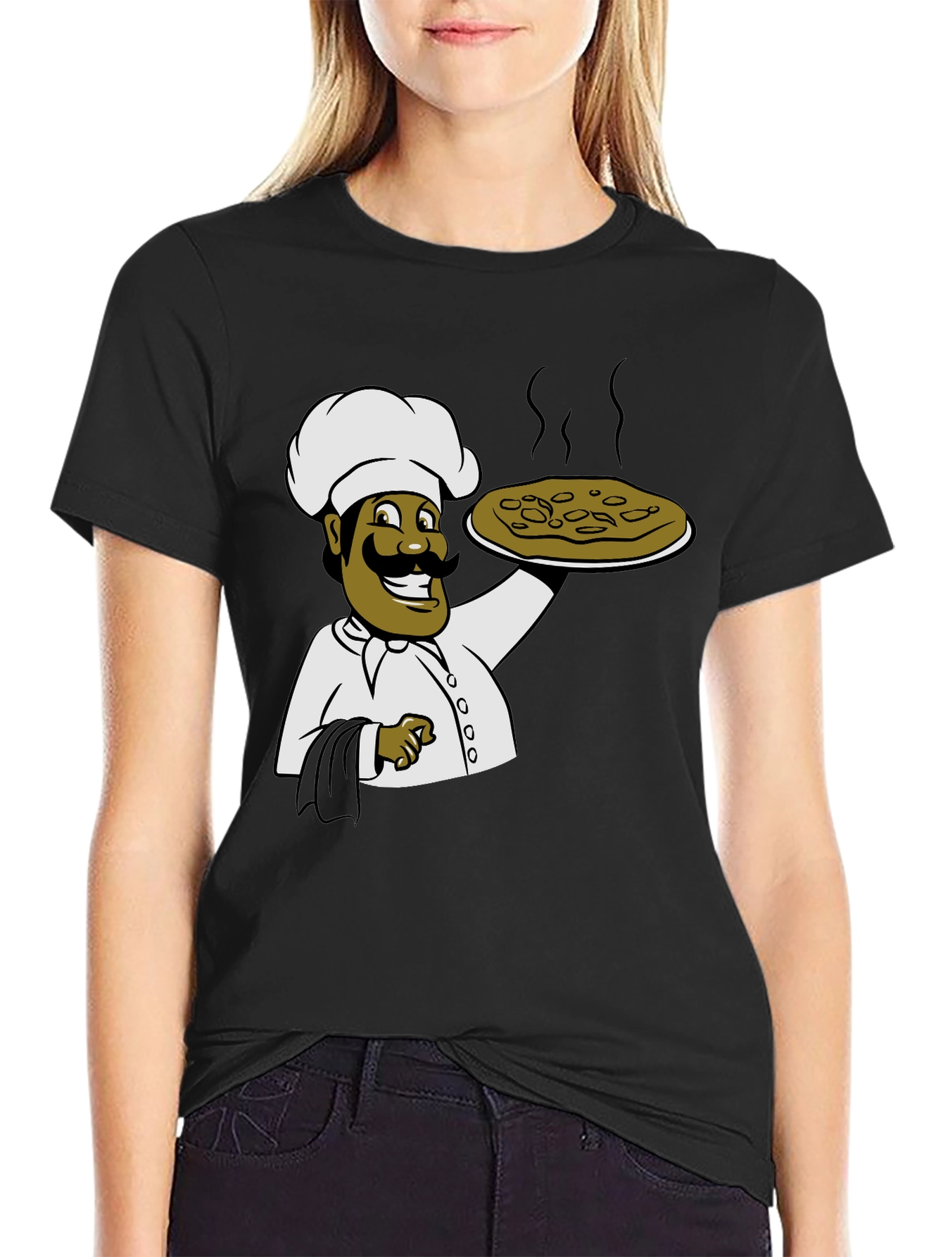 Chef Graphic T-Shirt - Unisex Black Tee