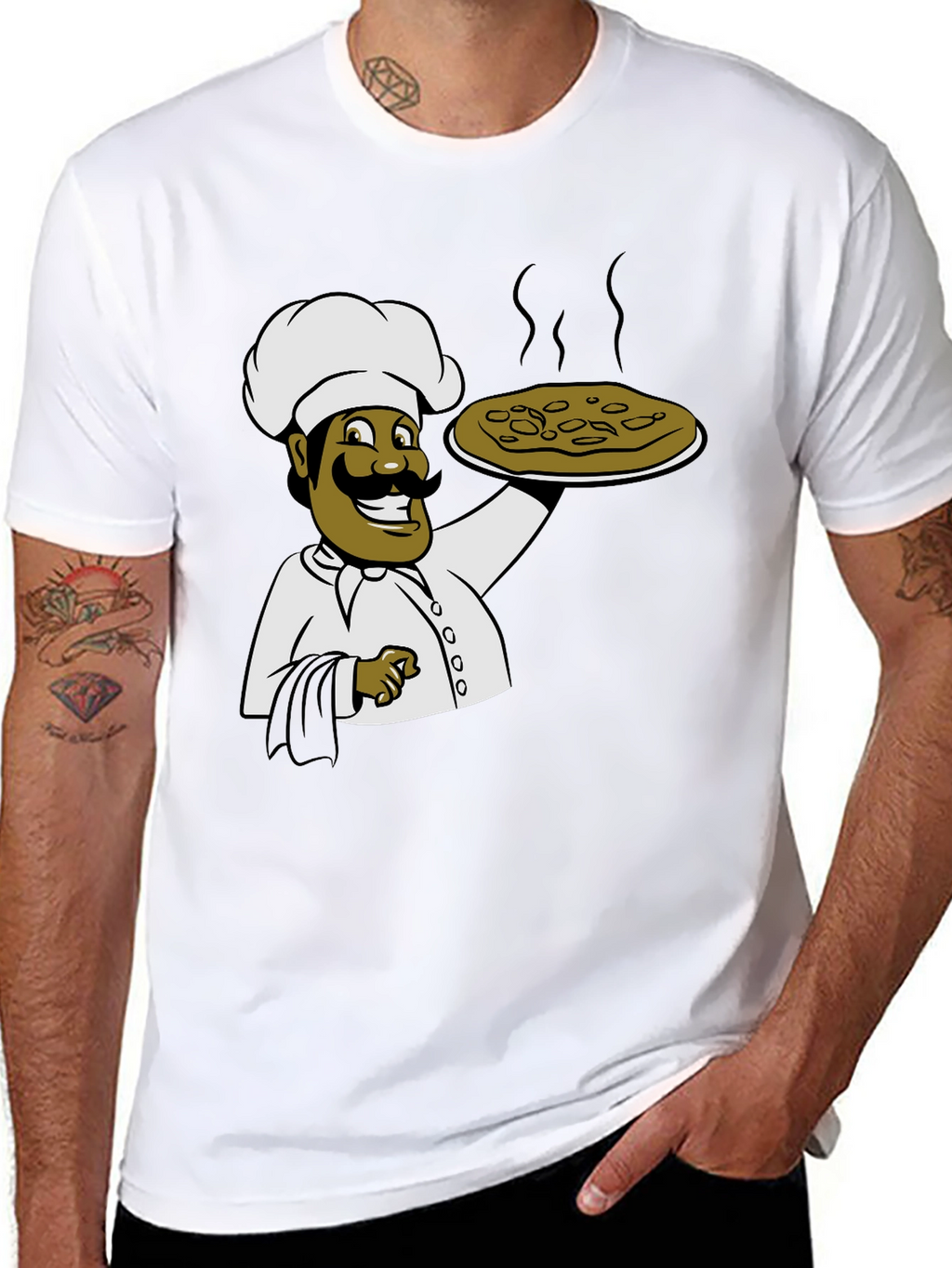 Chef Graphic T-Shirt - Unisex Black Tee