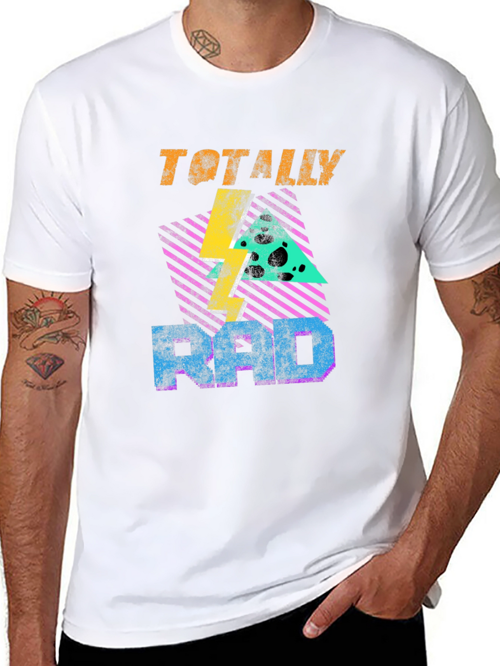 Totally Rad 80s Style Graphic Tee