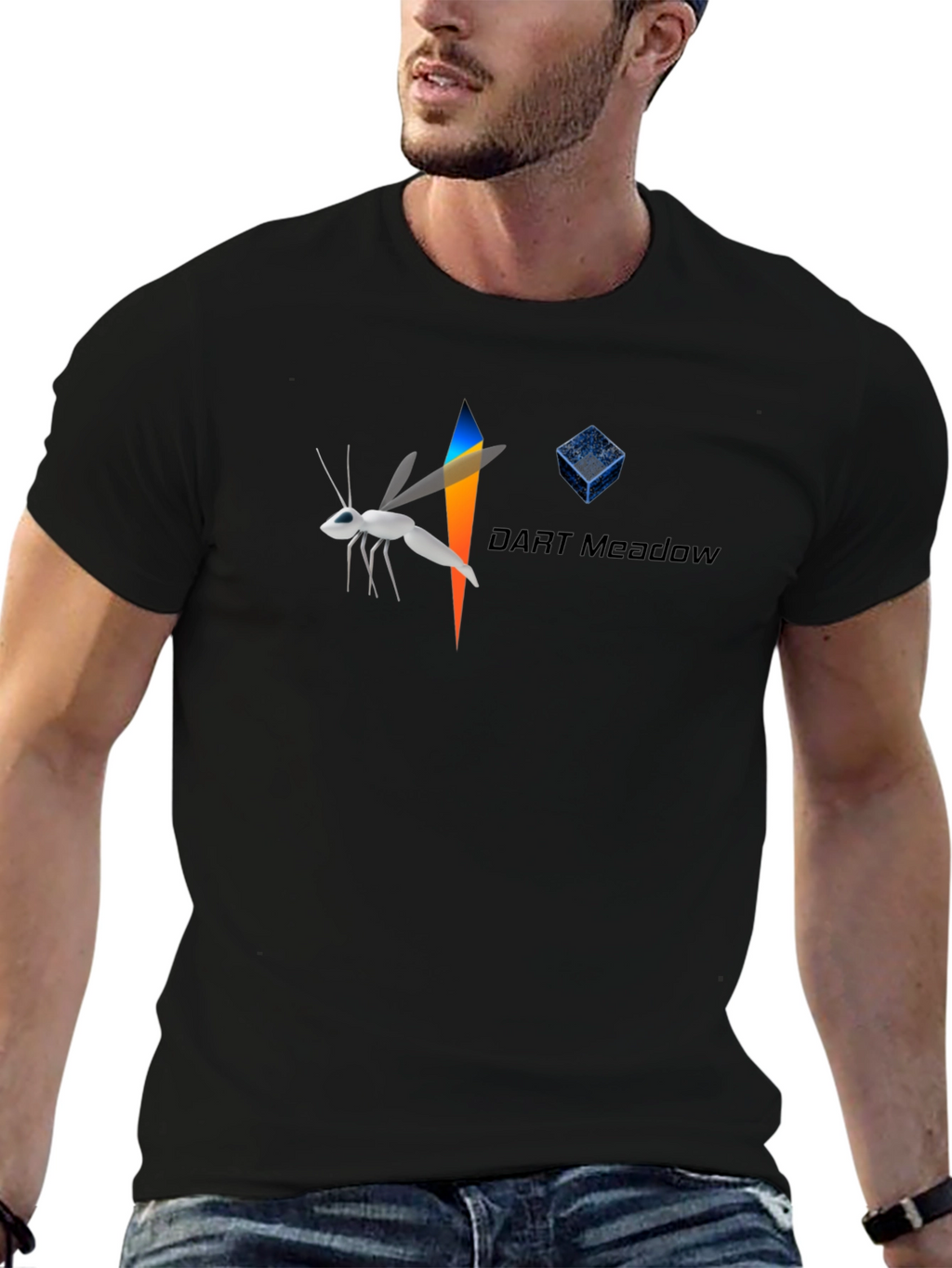 DART Meadow Graphic T-Shirt - Black
