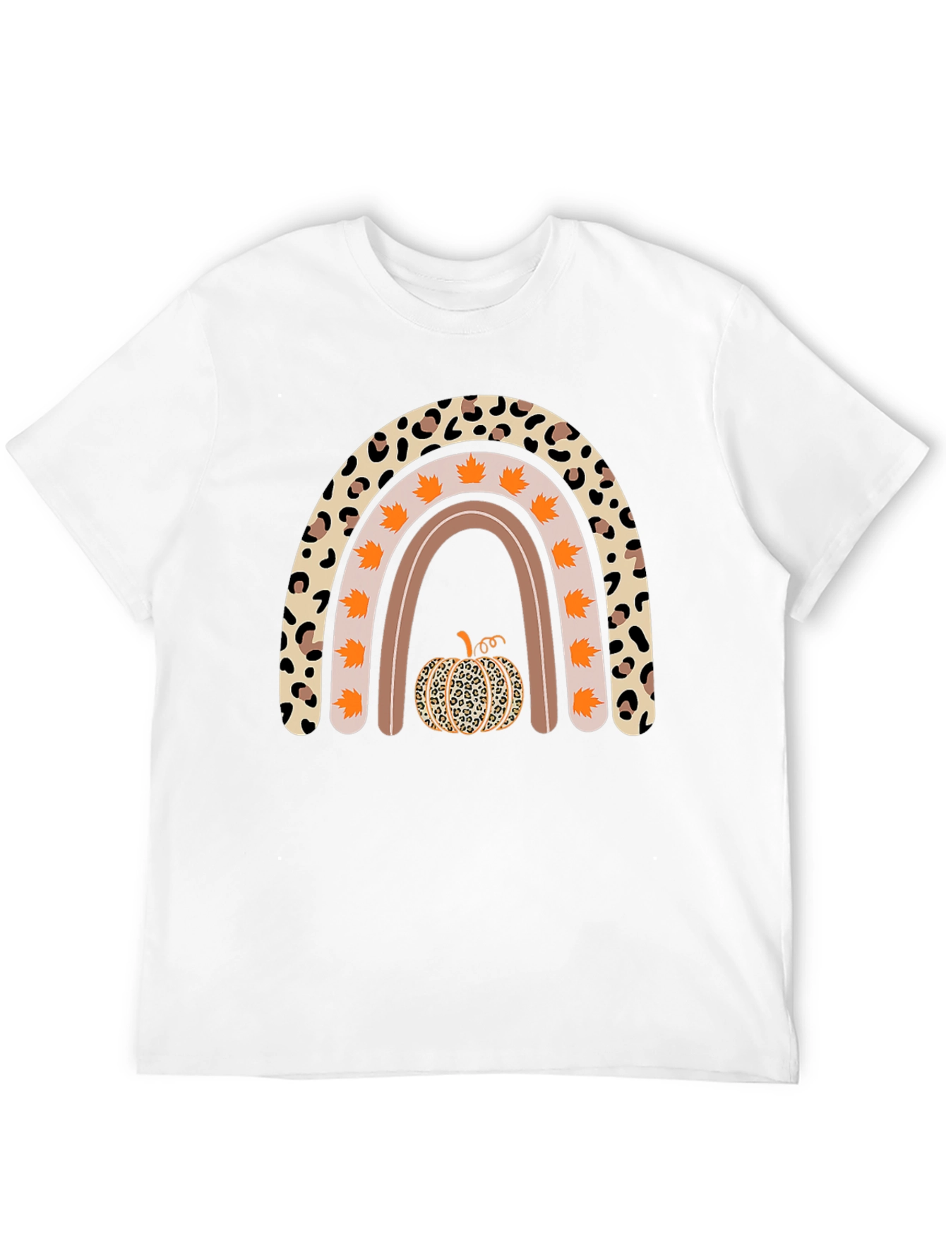 Fall Rainbow Pumpkin T-Shirt