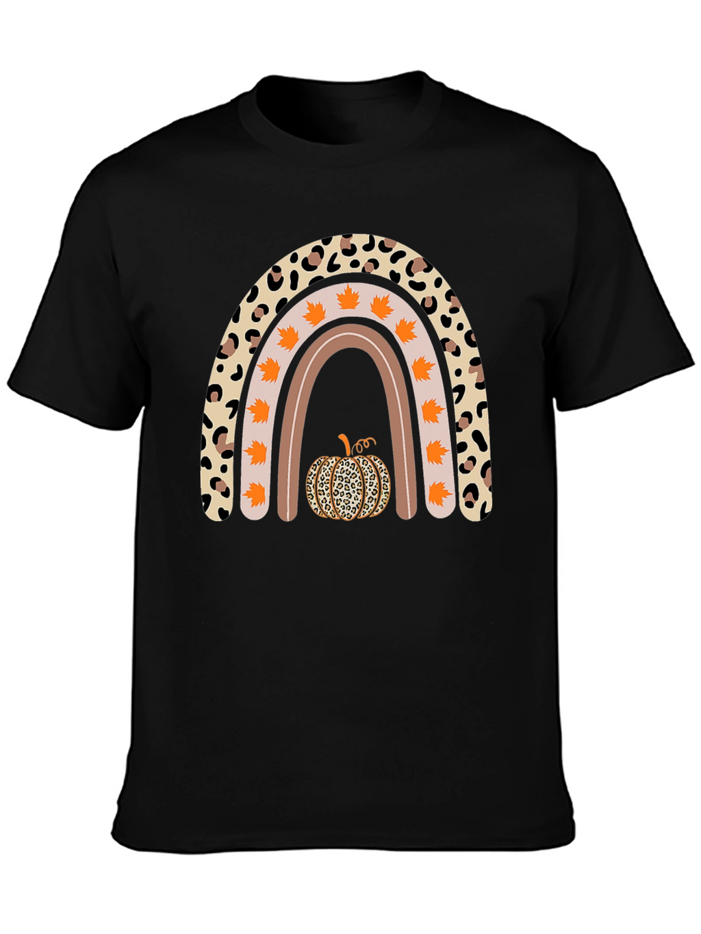 Fall Rainbow Pumpkin T-Shirt