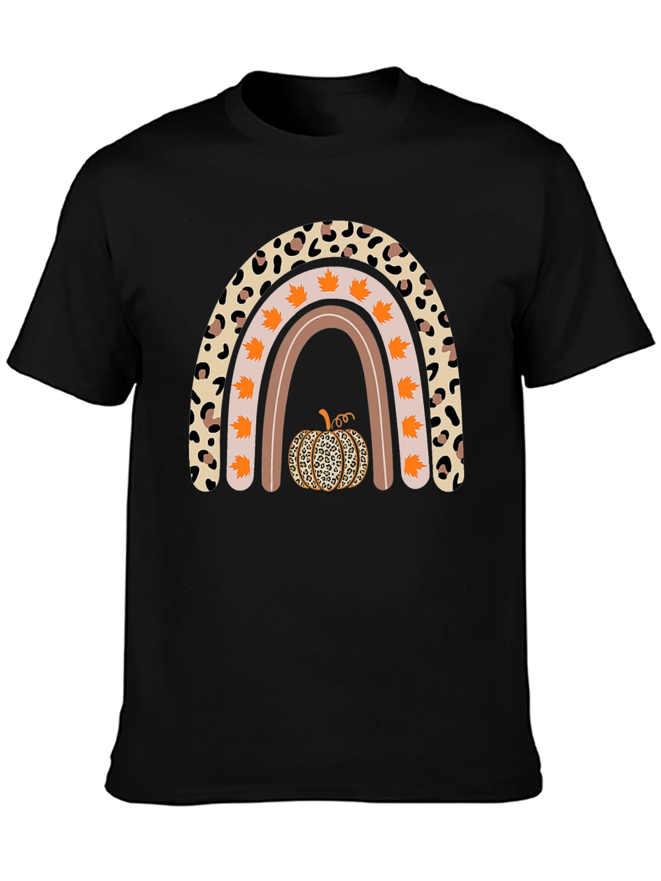 Fall Rainbow Pumpkin T-Shirt