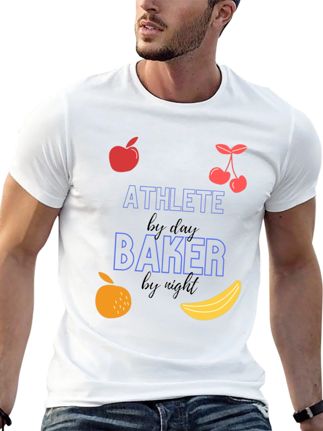 Athlete Baker T-Shirt - Funny Fitness & Baking Tee