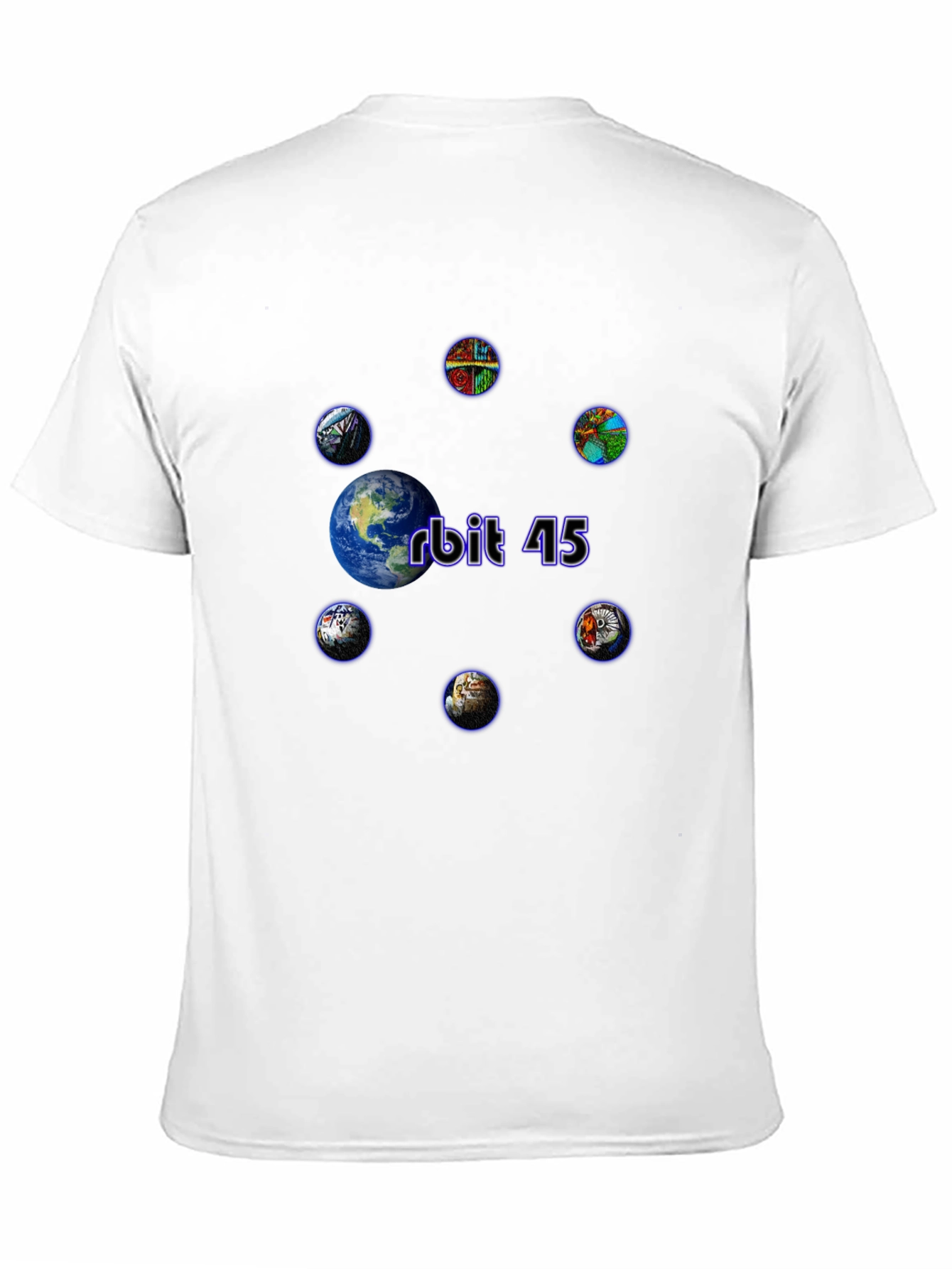 Orbit 45 Graphic Tee - Cosmic Design