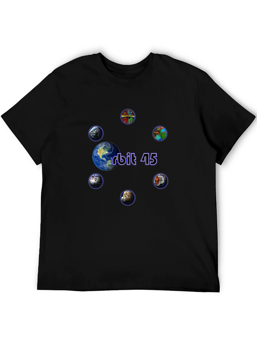 Orbit 45 Graphic Tee - Cosmic Design