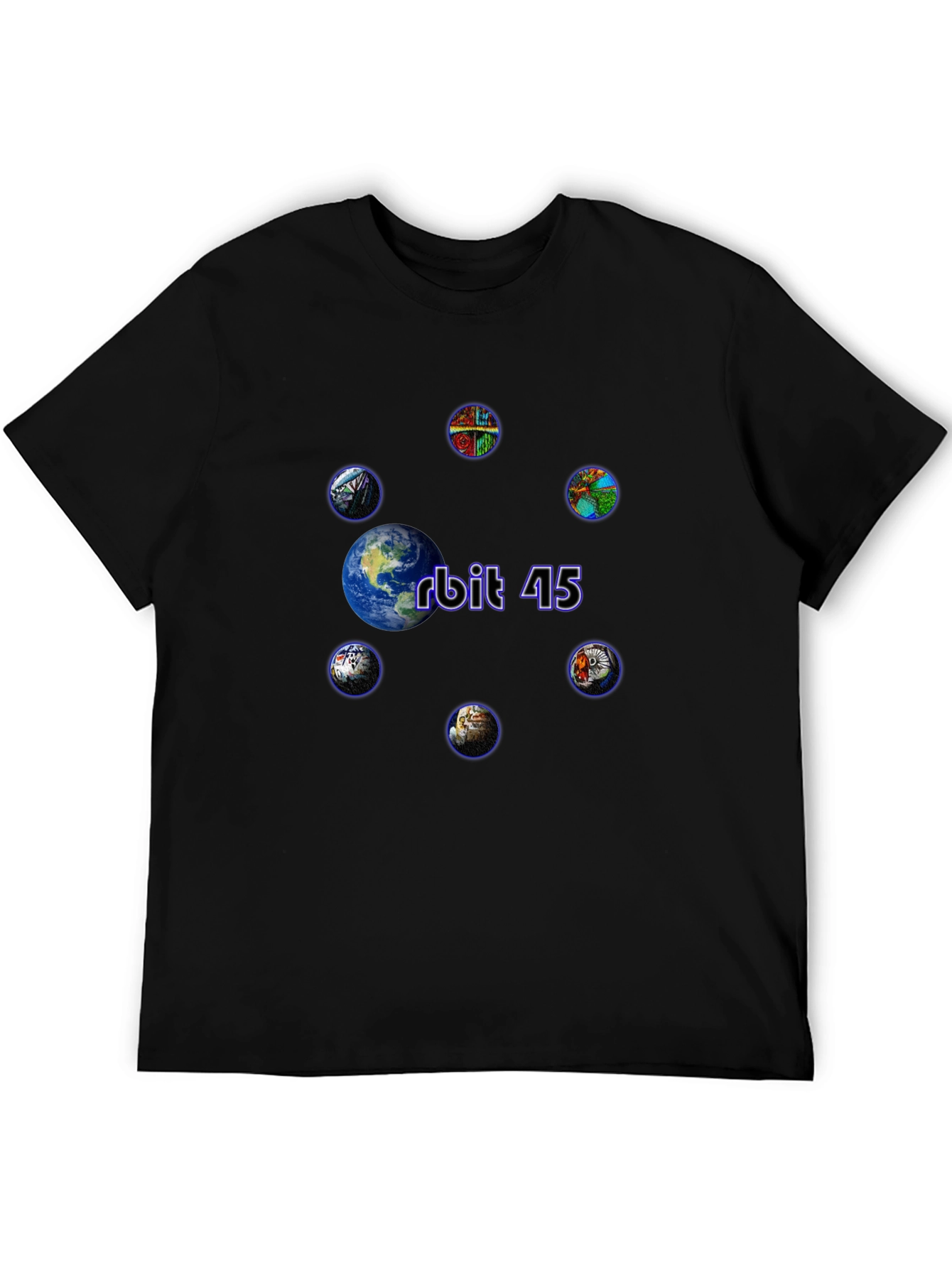 Orbit 45 Graphic Tee - Cosmic Design