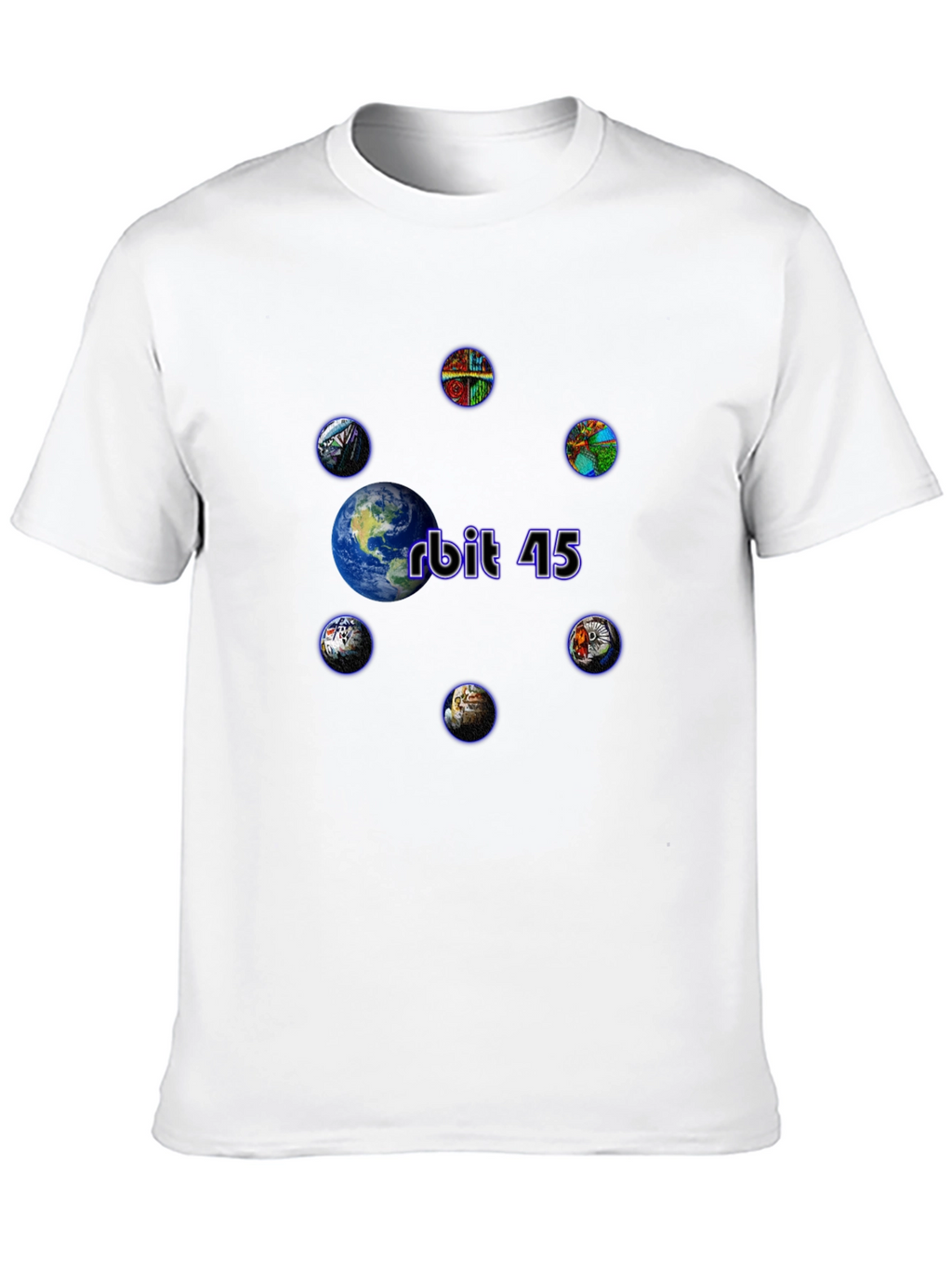 Orbit 45 Graphic Tee - Cosmic Design
