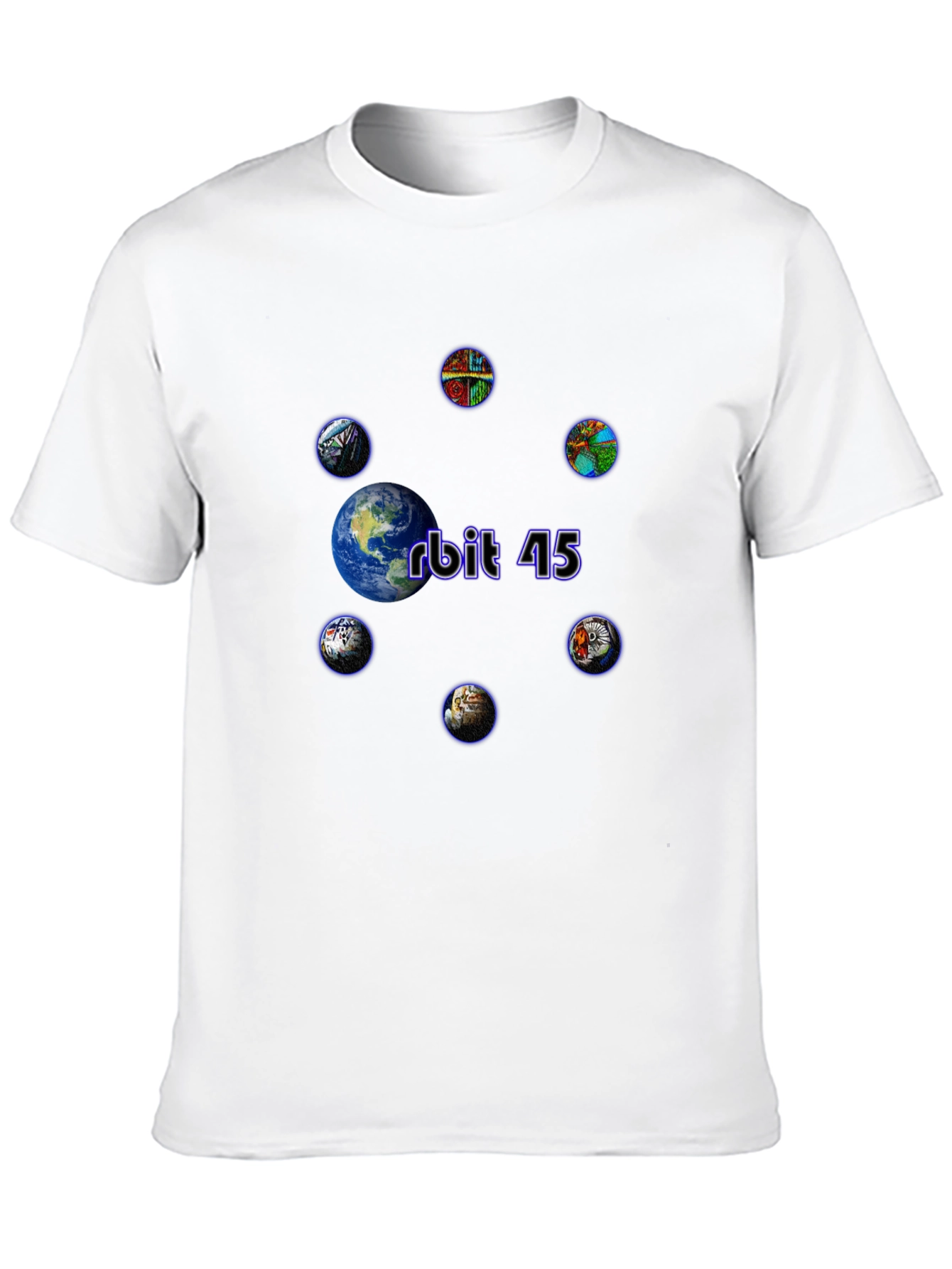 Orbit 45 Graphic Tee - Cosmic Design