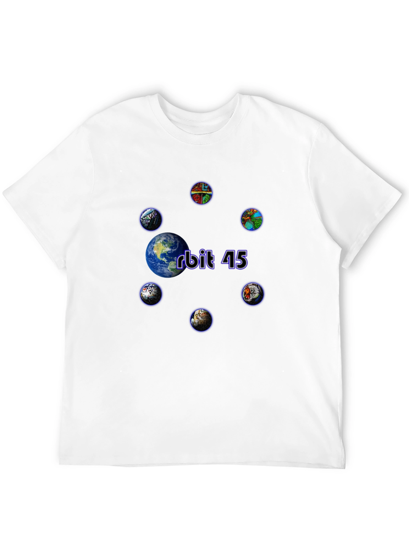 Orbit 45 Graphic Tee - Cosmic Design