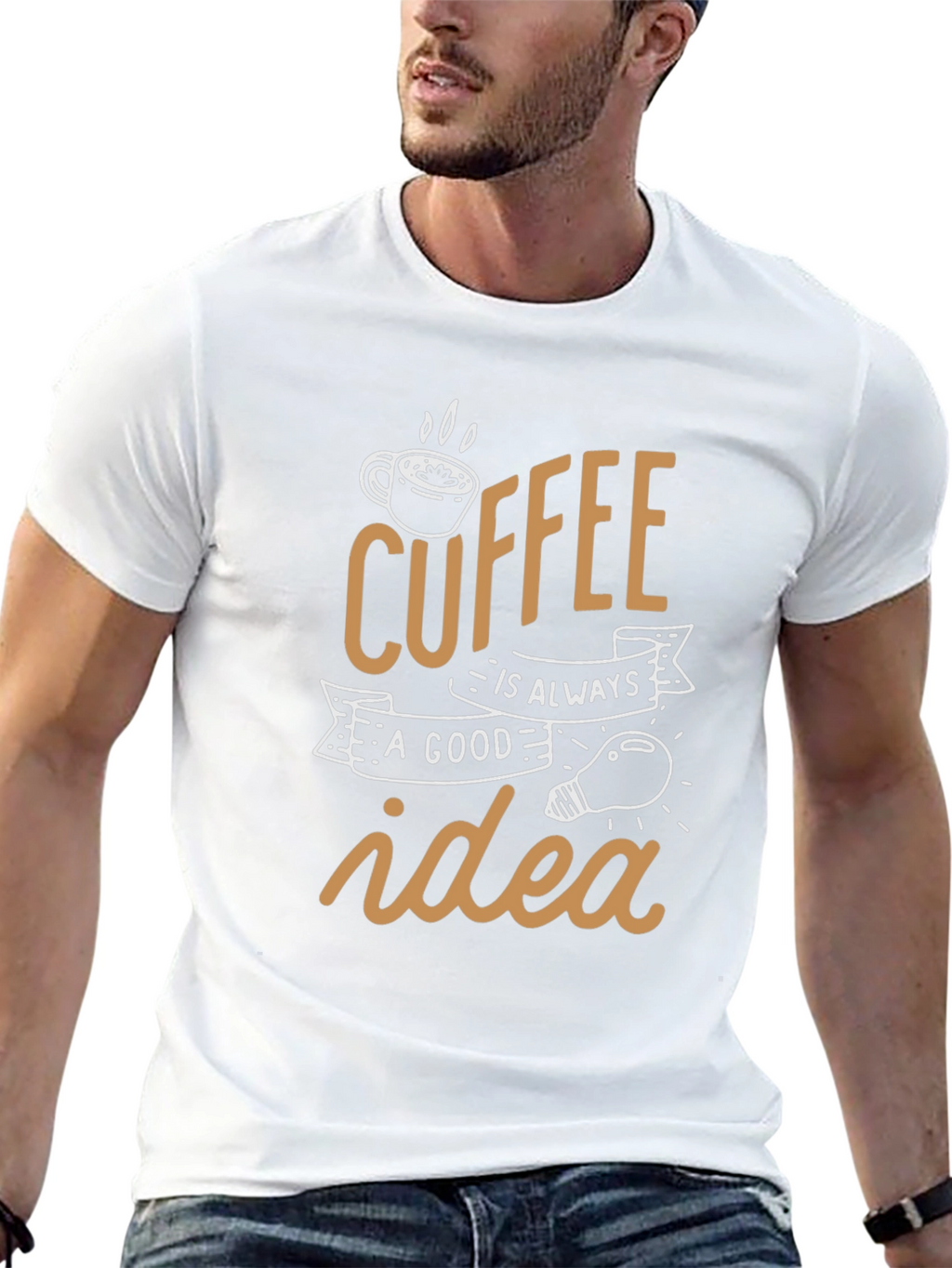 Coffee is Always a Good Idea Black T-Shirt