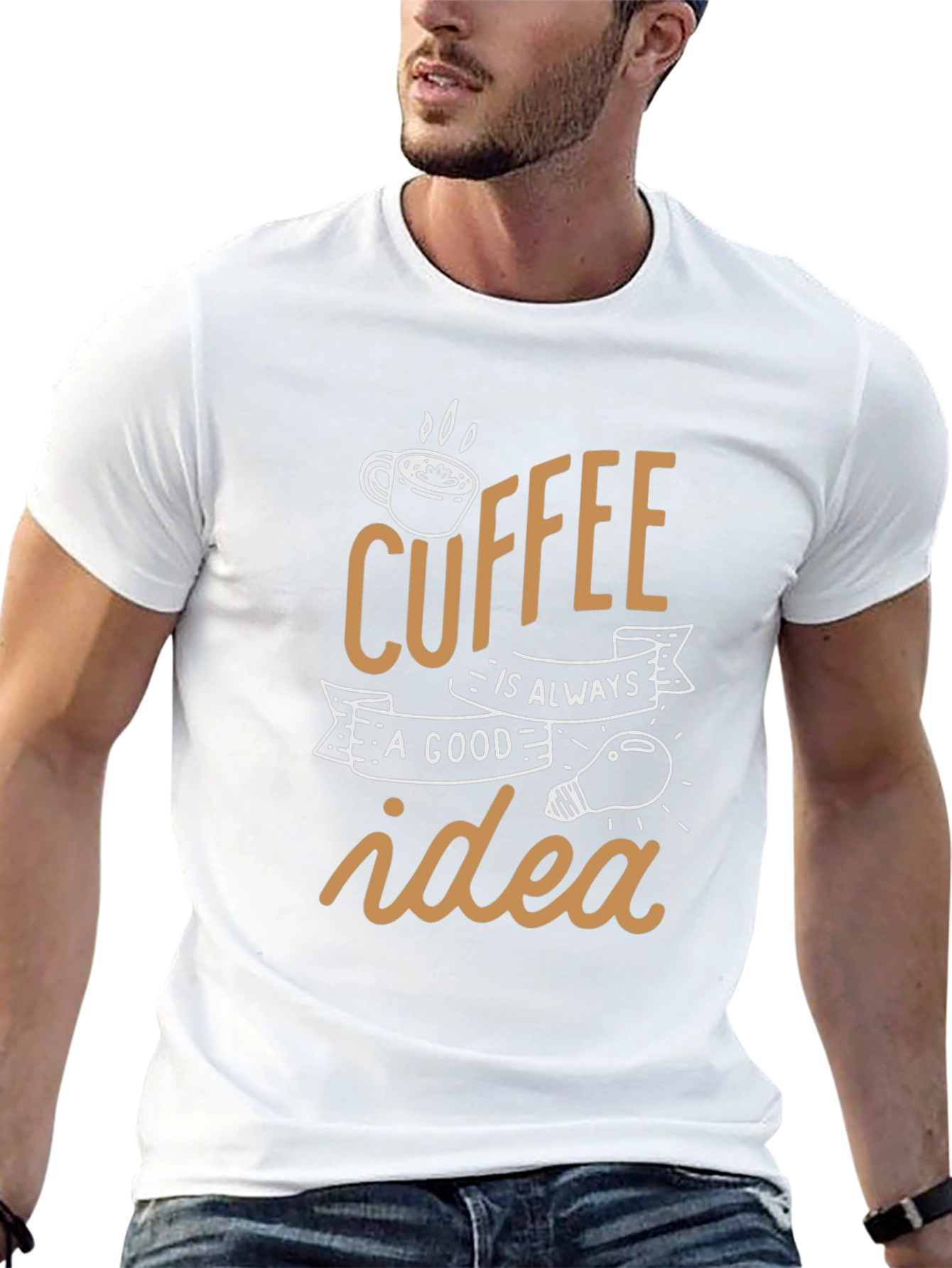 Coffee is Always a Good Idea Black T-Shirt