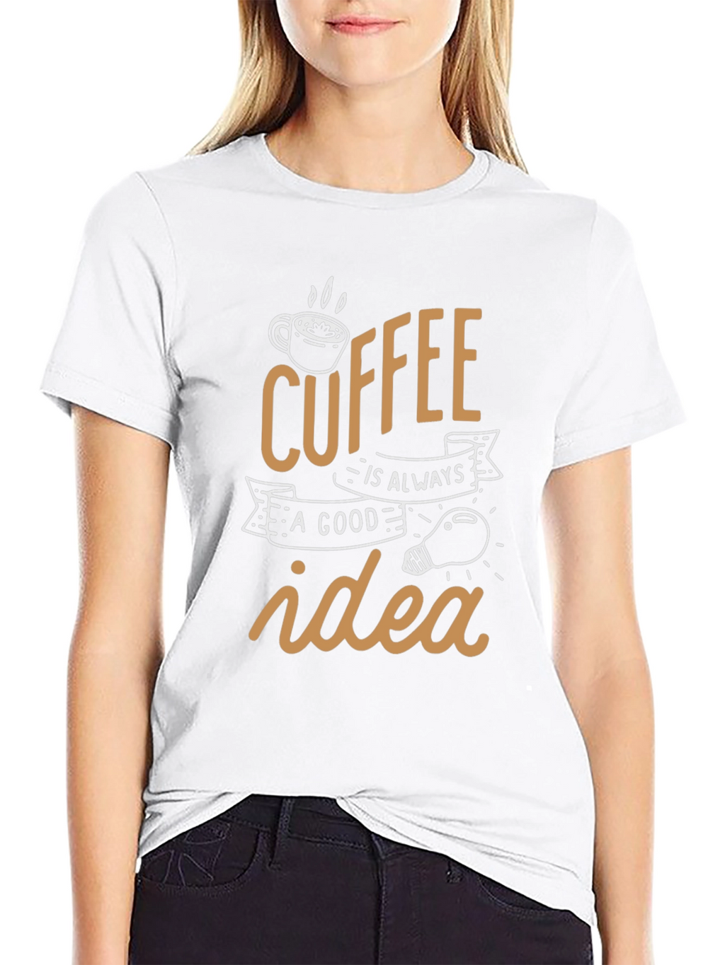 Coffee is Always a Good Idea Black T-Shirt