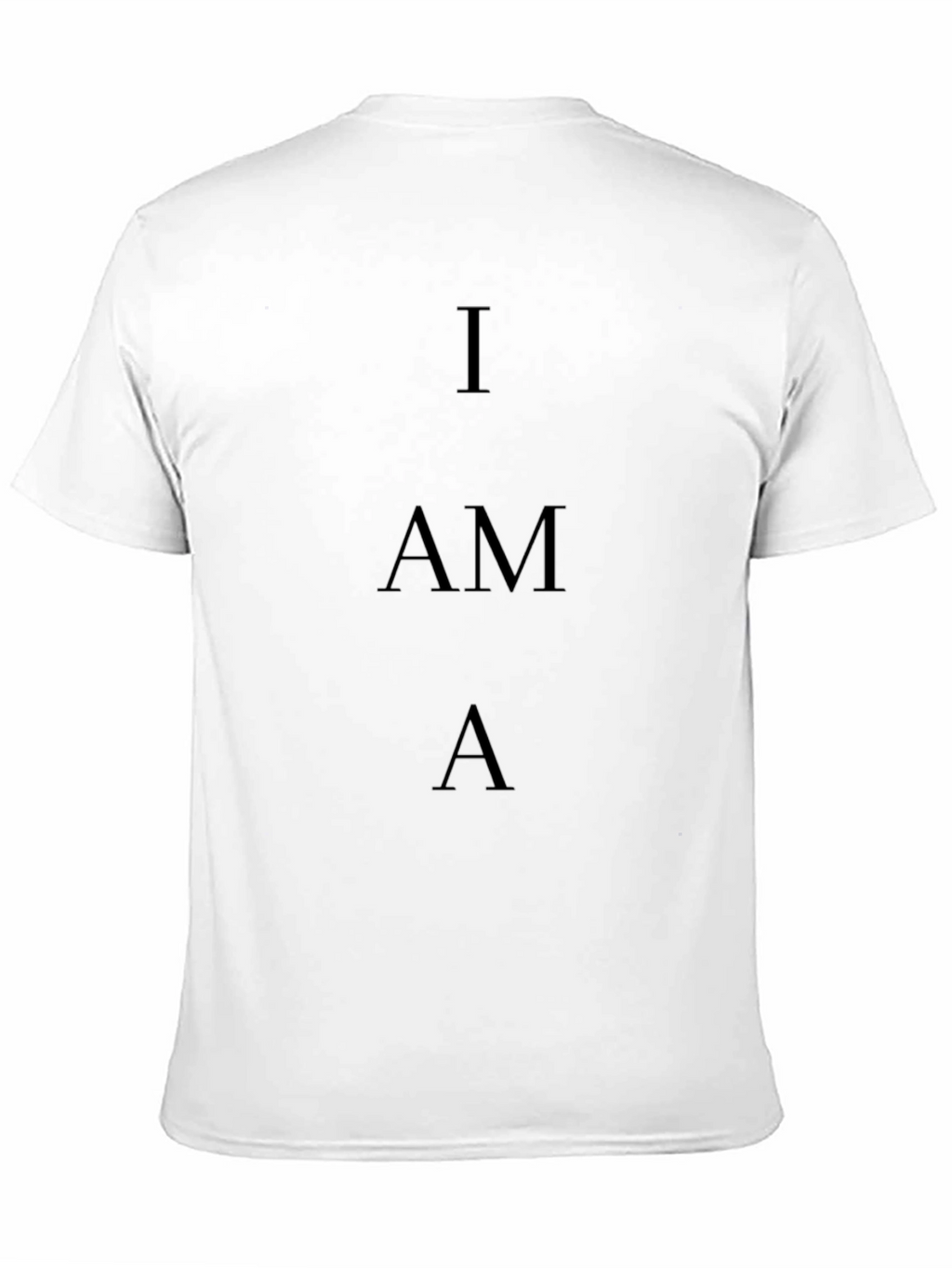 I AM A Graphic Black T-Shirt
