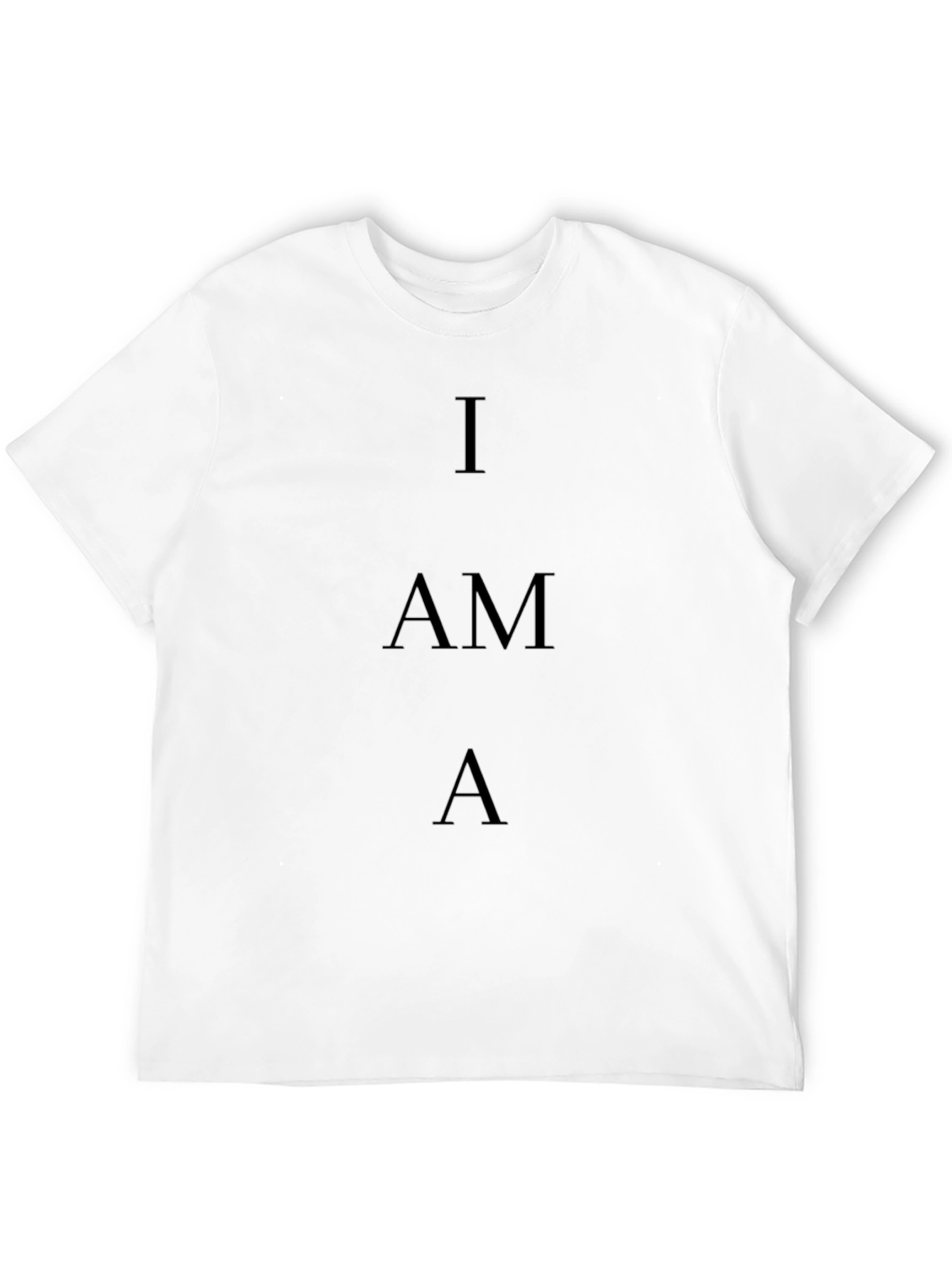 I AM A Graphic Black T-Shirt
