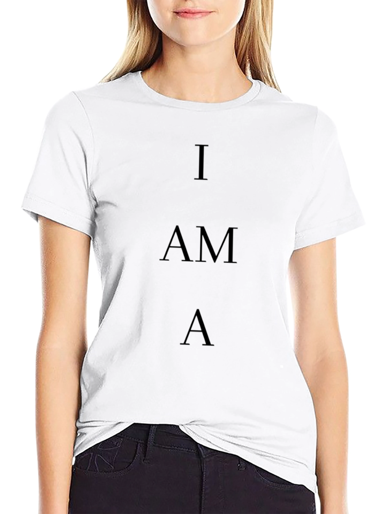 I AM A Graphic Black T-Shirt