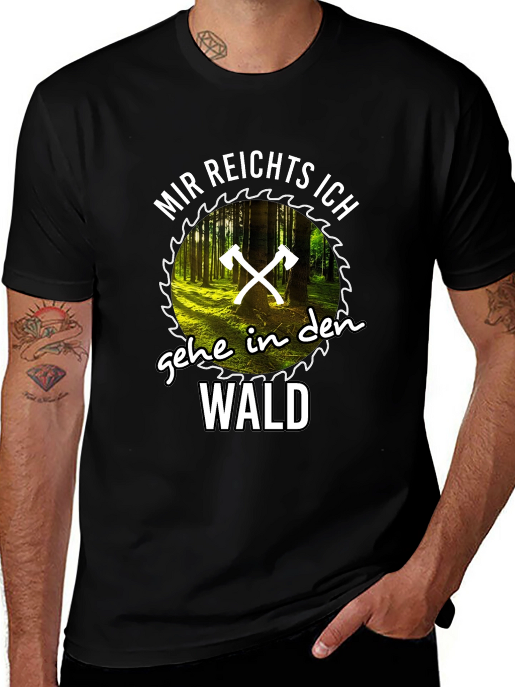 Funny Mir Reichts Ich Gehe In Den Wald T-Shirt