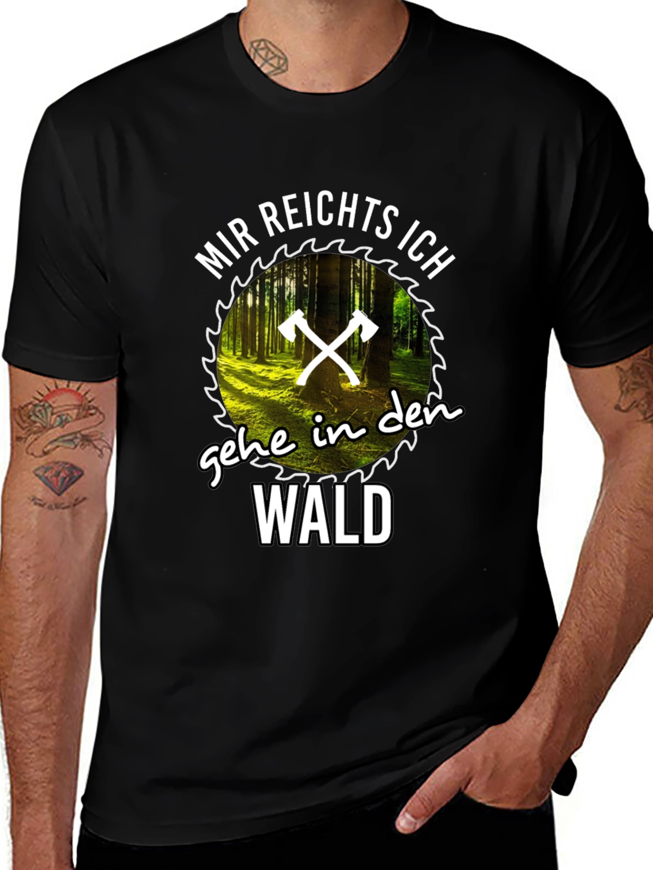 Funny Mir Reichts Ich Gehe In Den Wald T-Shirt