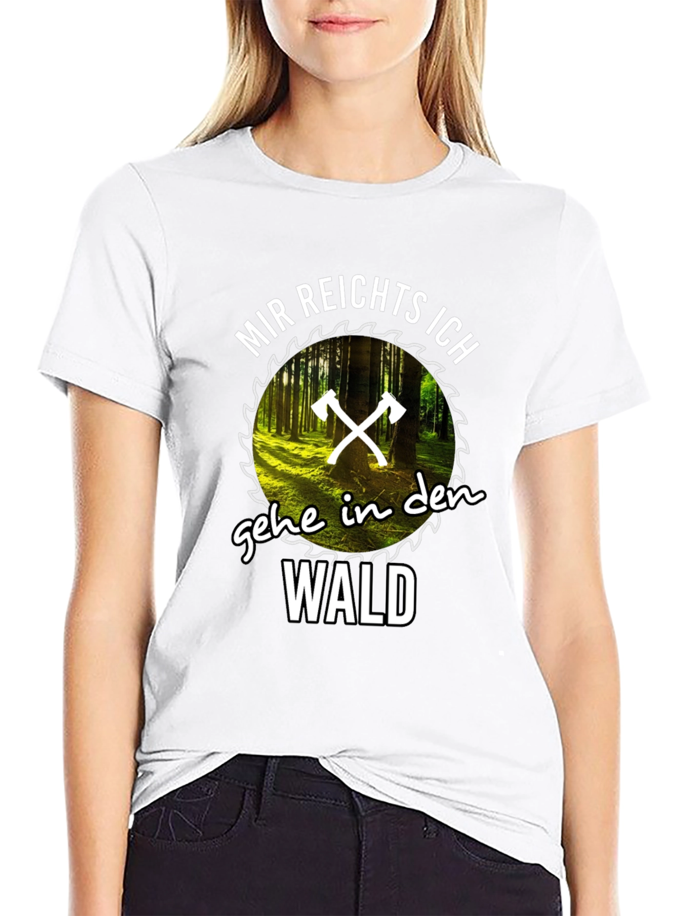 Funny Mir Reichts Ich Gehe In Den Wald T-Shirt