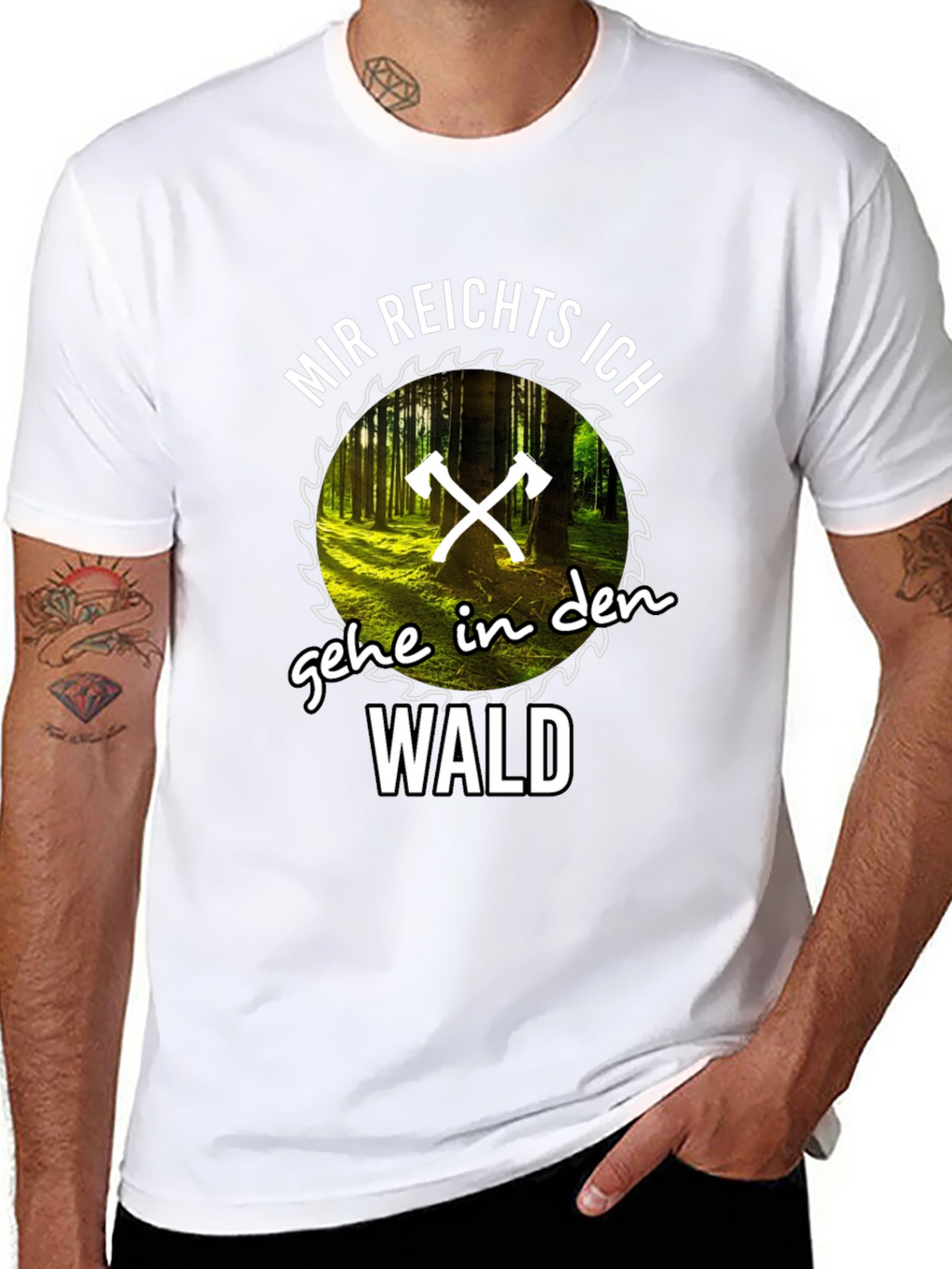 Funny Mir Reichts Ich Gehe In Den Wald T-Shirt