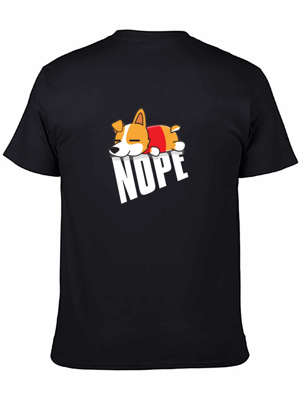 Nope Dog T-Shirt - Funny Graphic Tee