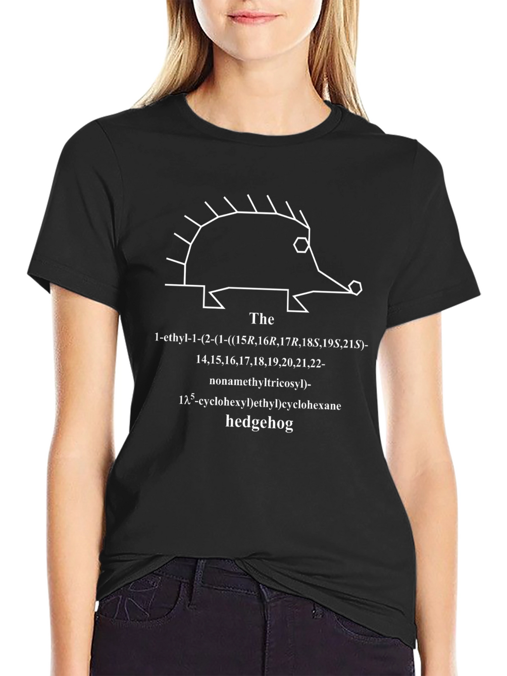 Hedgehog Molecule T-Shirt - Science Geek Tee