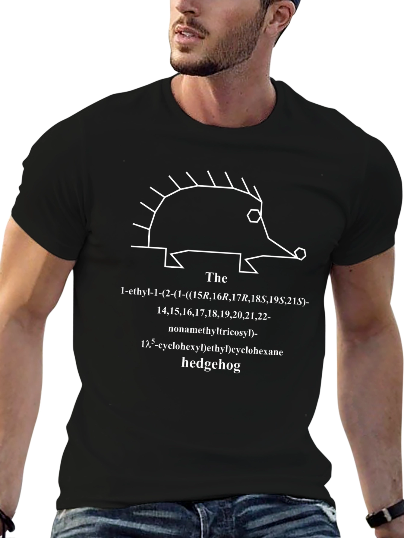 Hedgehog Molecule T-Shirt - Science Geek Tee