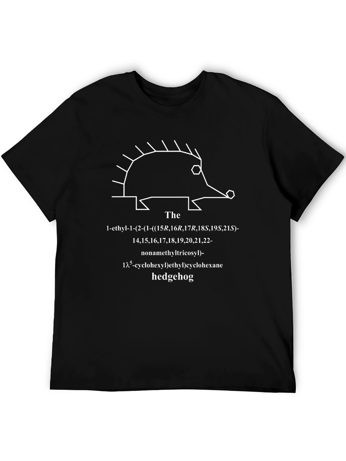 Hedgehog Molecule T-Shirt - Science Geek Tee