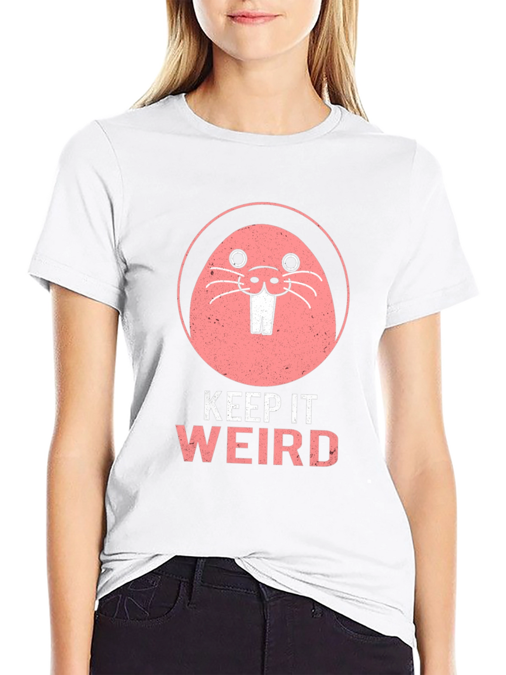 Keep It Weird T-Shirt Funny Mole Graphic Tee
