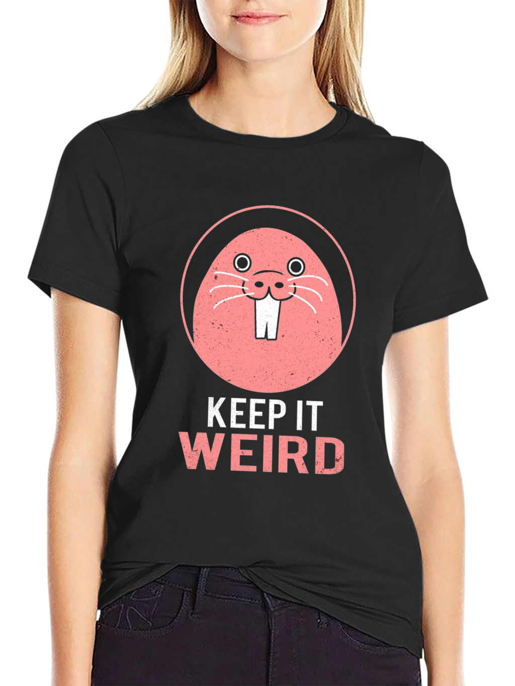 Keep It Weird T-Shirt Funny Mole Graphic Tee