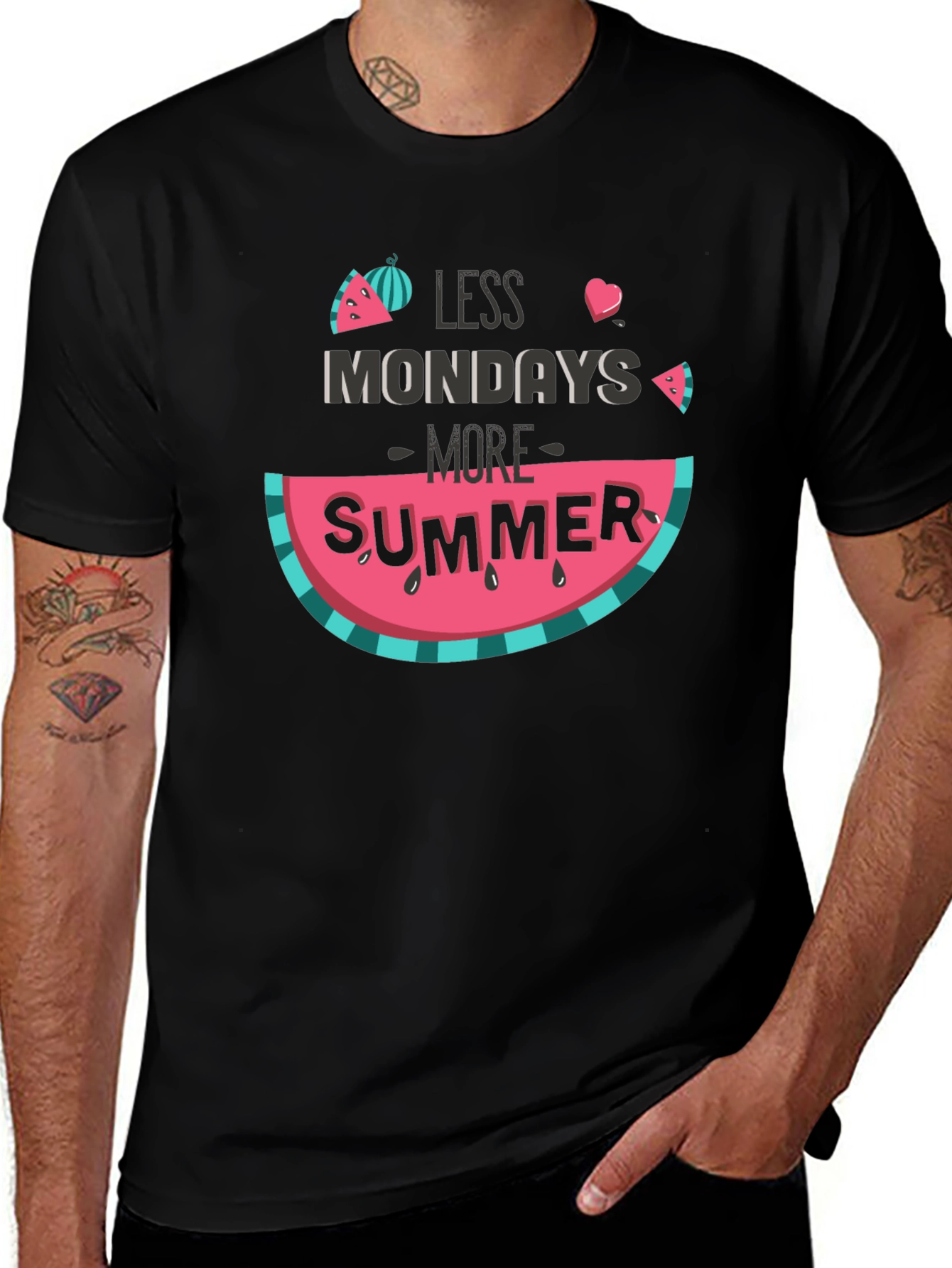 Less Mondays More Summer Graphic Tee