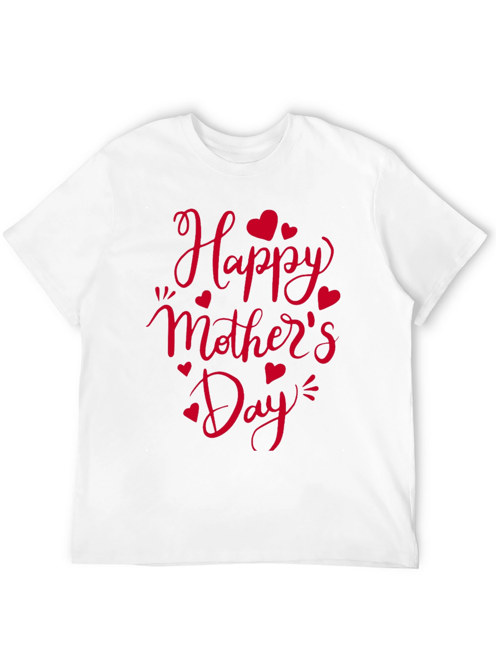 Happy Mothers Day Black T-Shirt