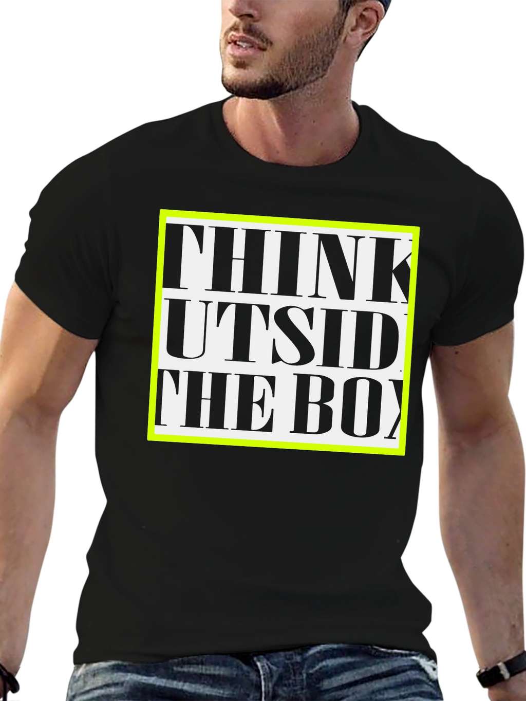 Think Outside the Box Graphic Tee