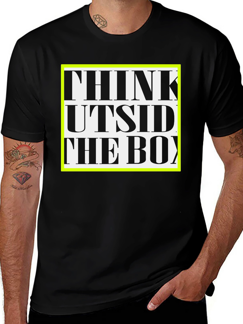 Think Outside the Box Graphic Tee