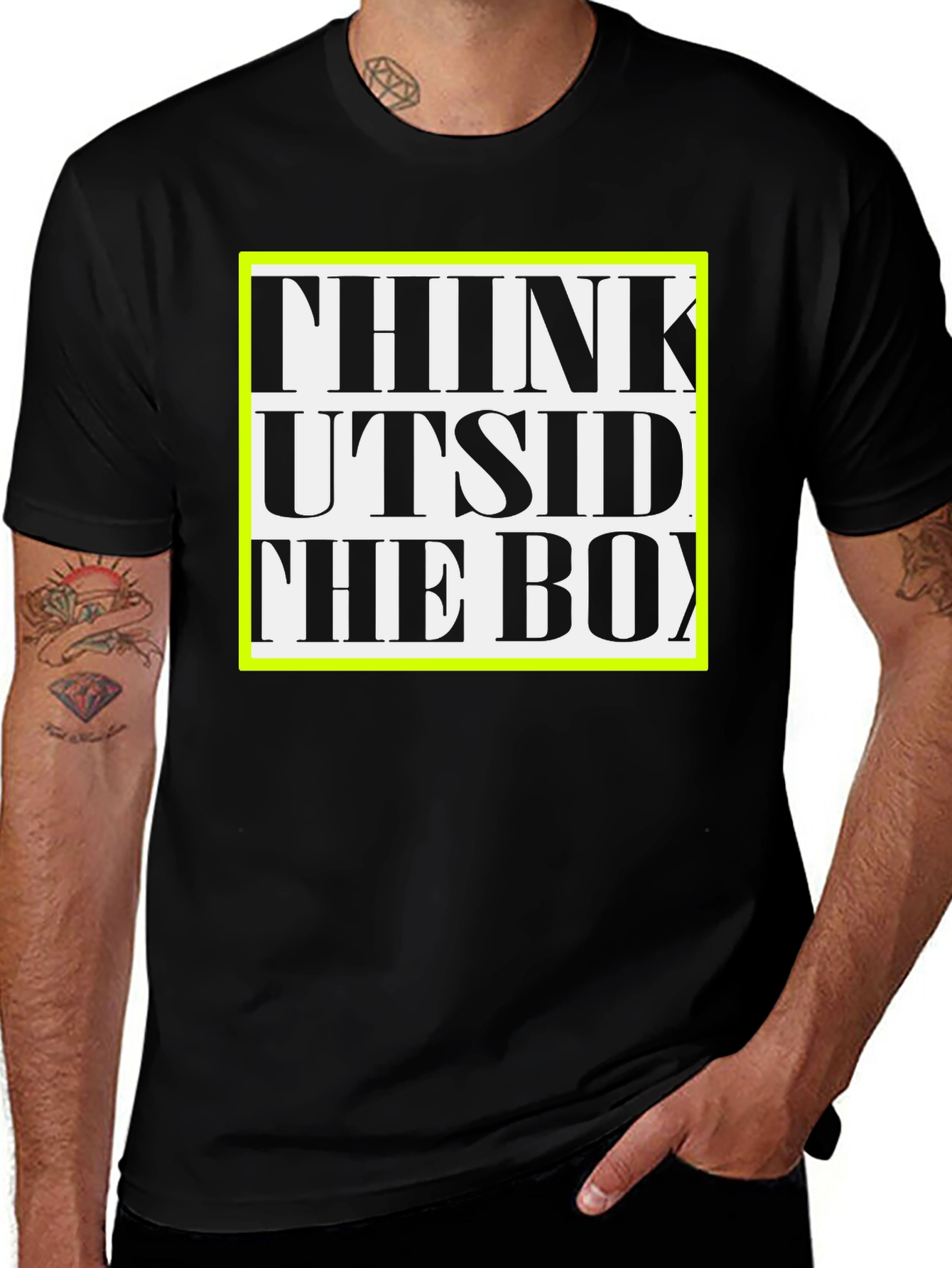 Think Outside the Box Graphic Tee
