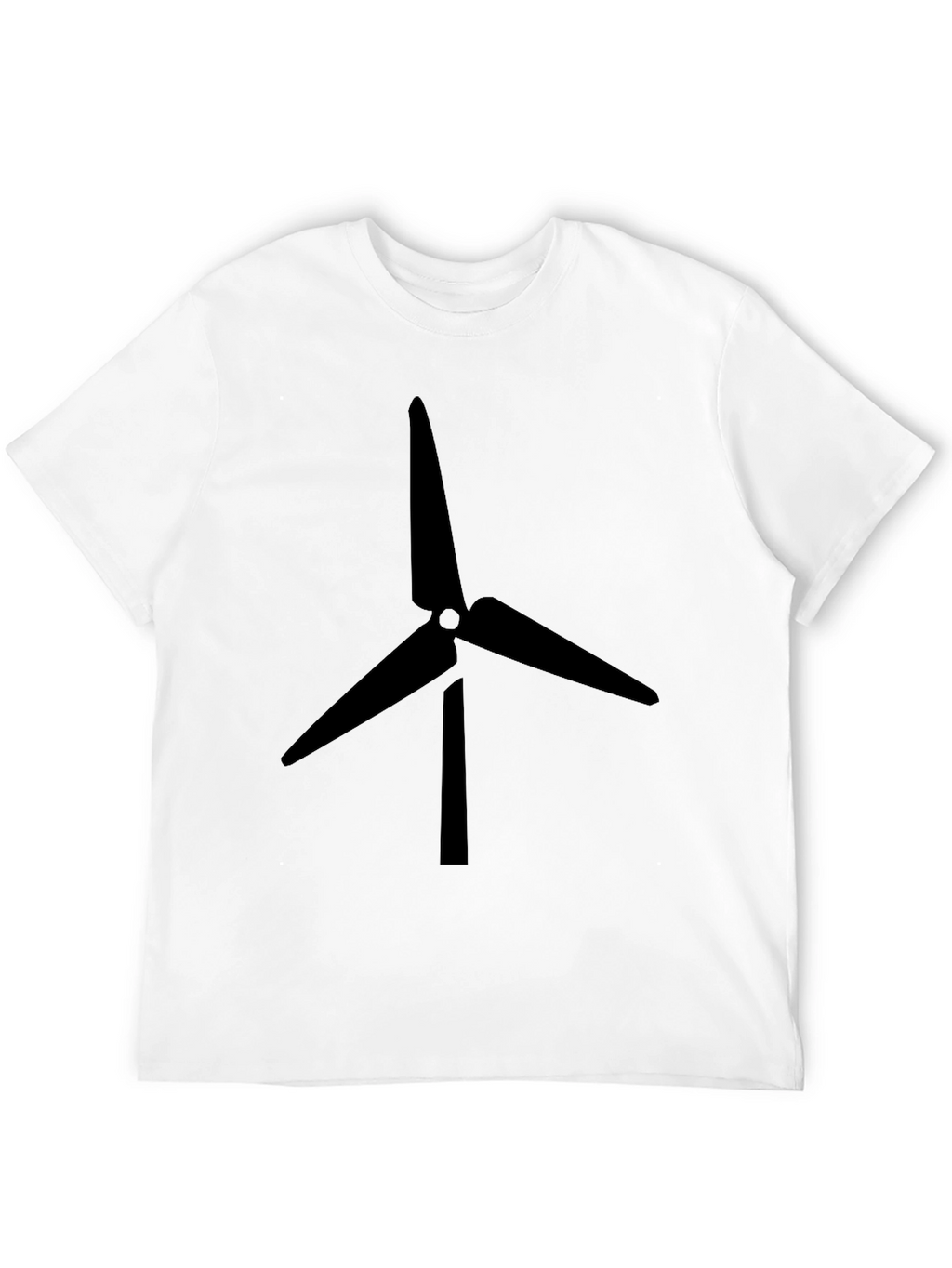 Black Turbine Graphic Tee - Eco Friendly