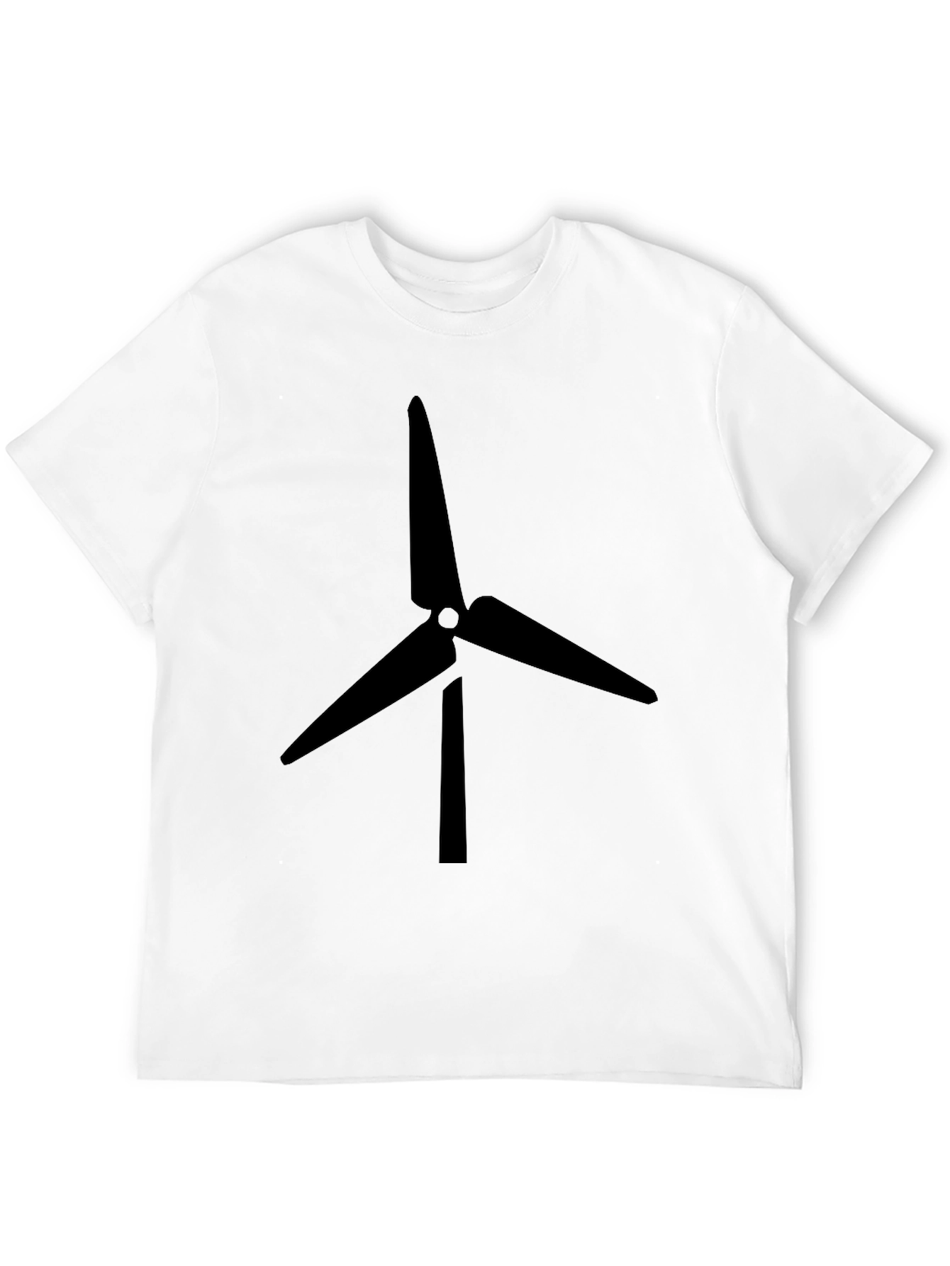 Black Turbine Graphic Tee - Eco Friendly