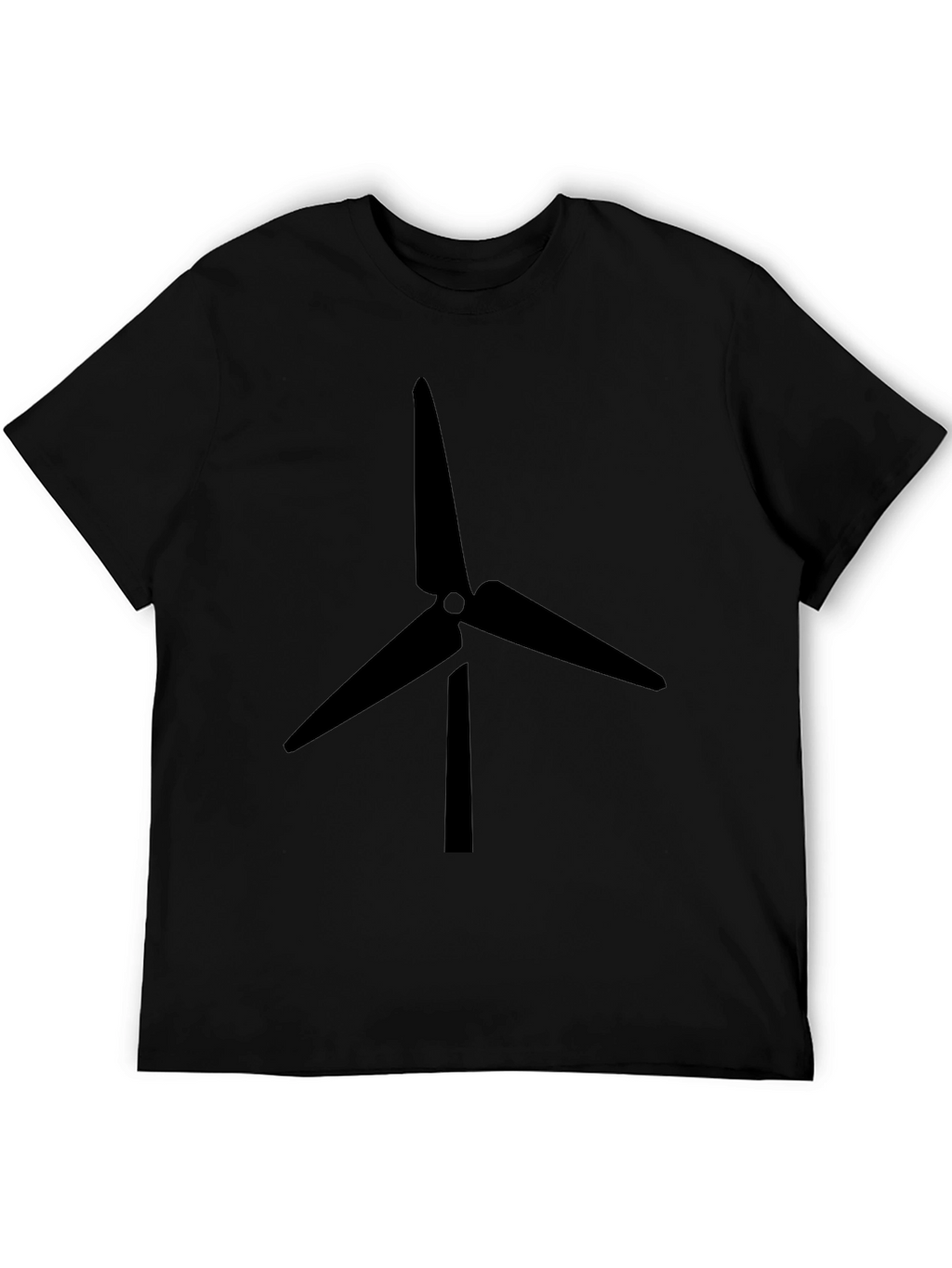 Black Turbine Graphic Tee - Eco Friendly